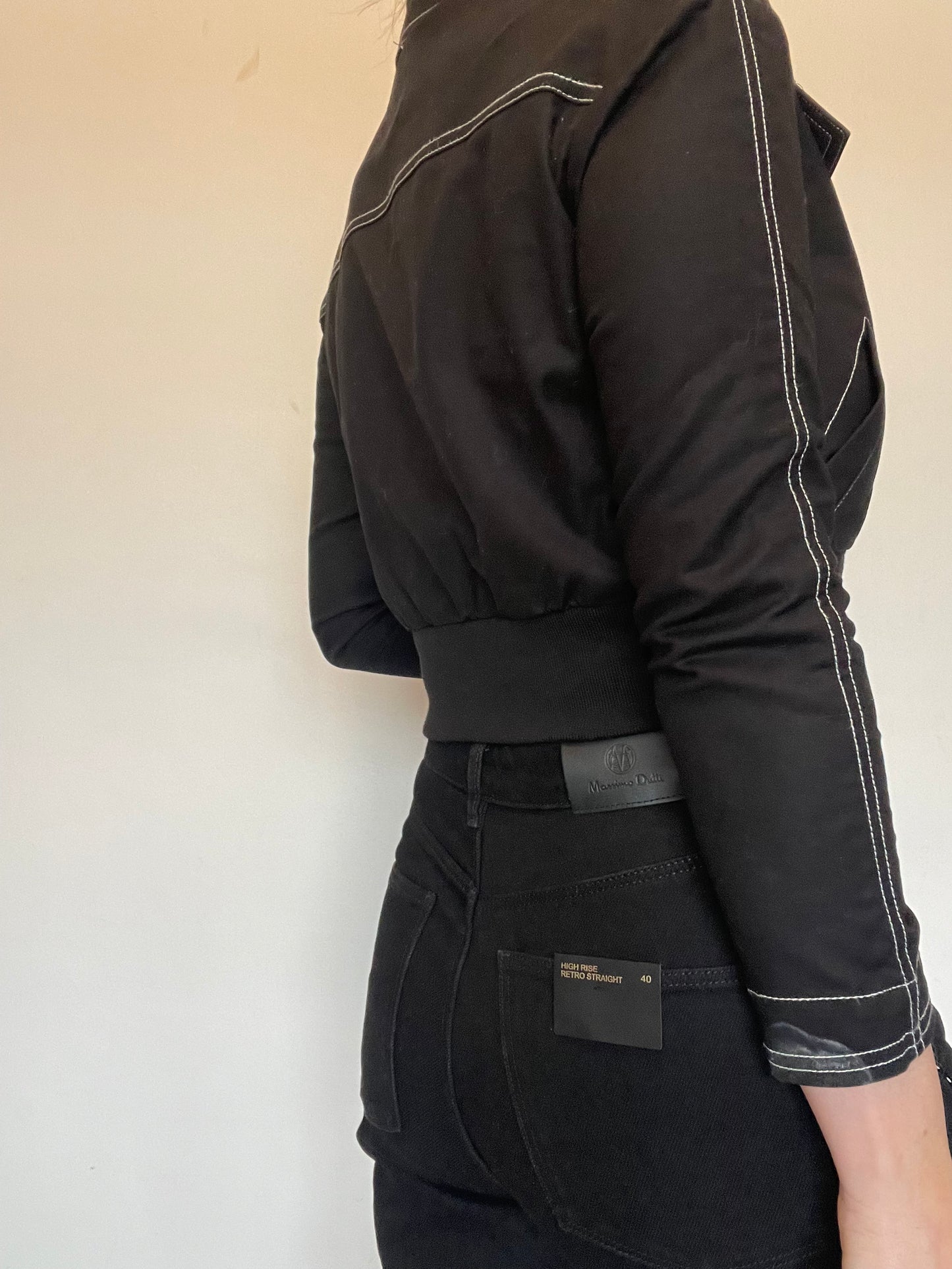 Maje Cropped Jacket - Size 8