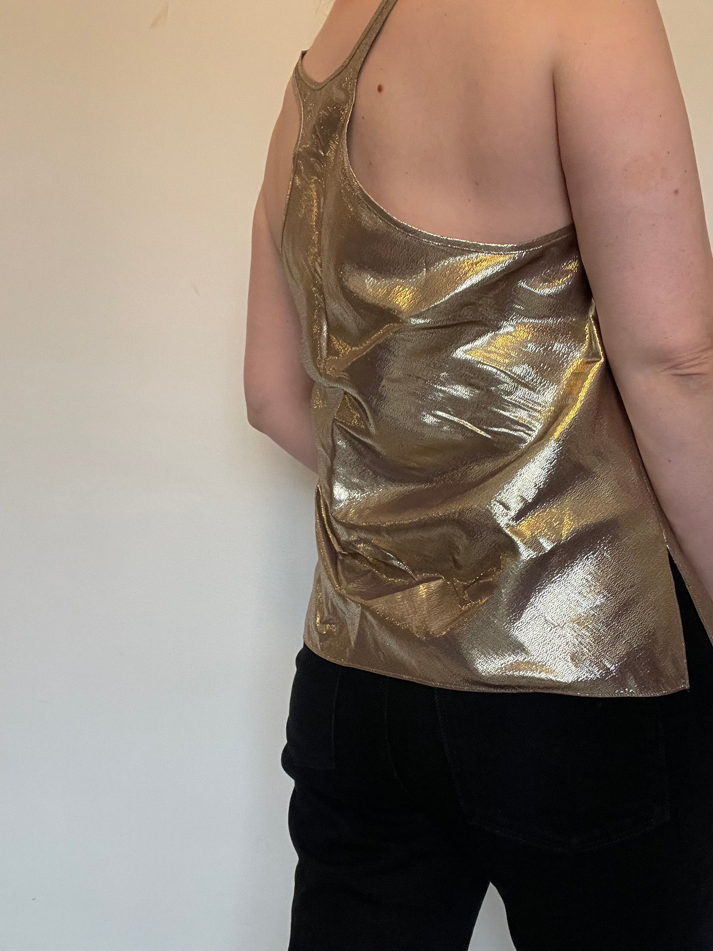 Reiss Gold Top NEW RRP £128 - Size 14