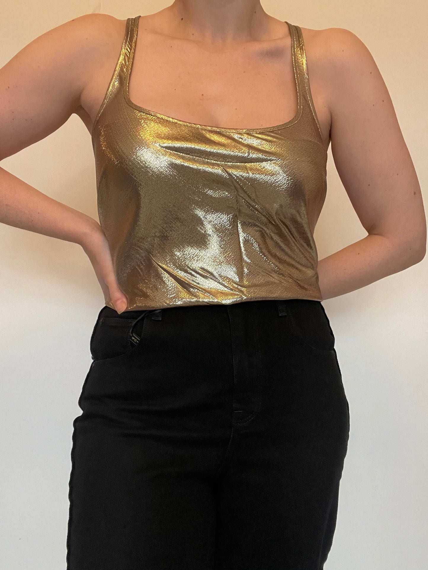 Reiss Gold Top NEW RRP £128 - Size 14
