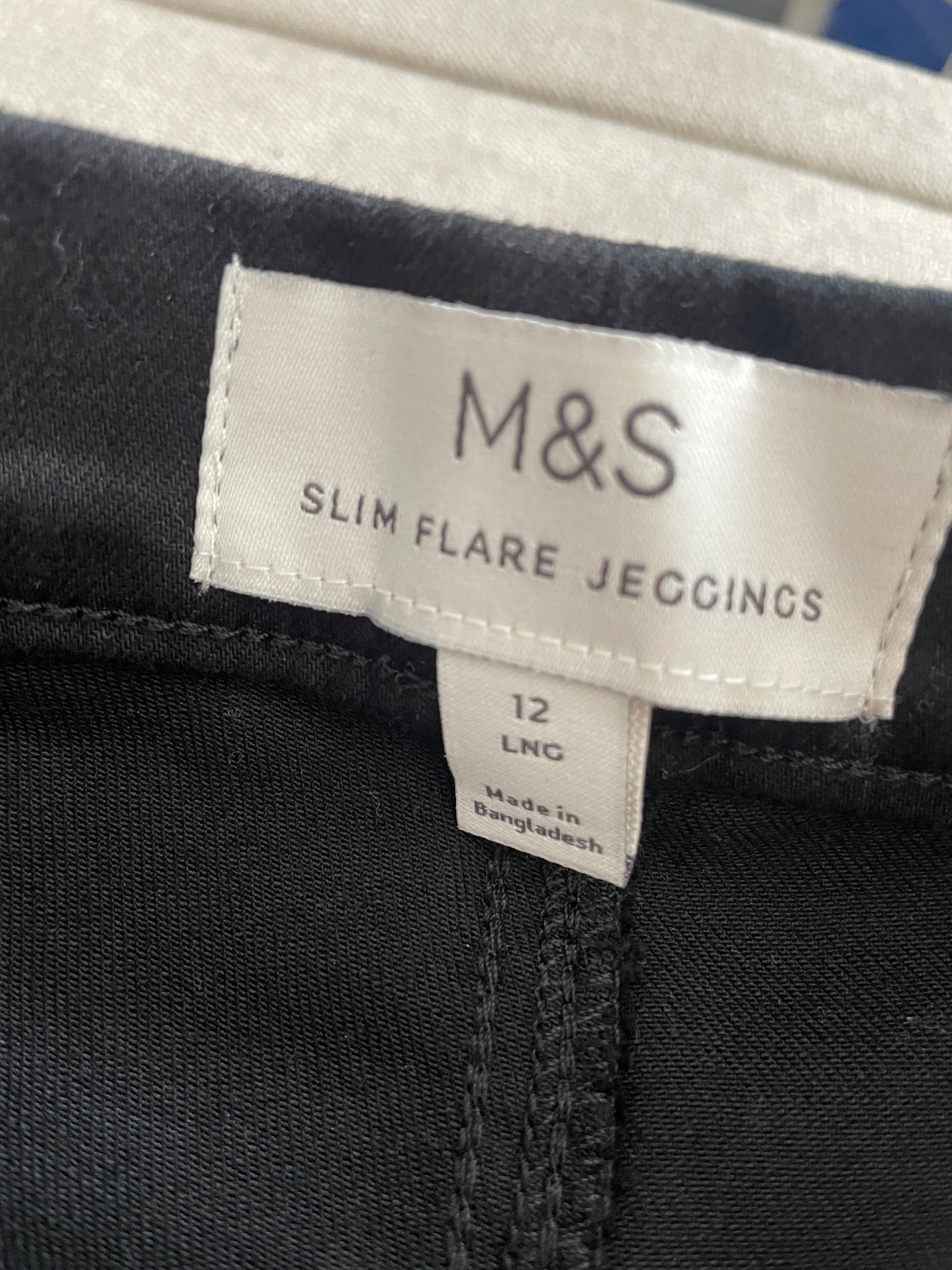 M&S Flare Jeggings - Size 12 Long