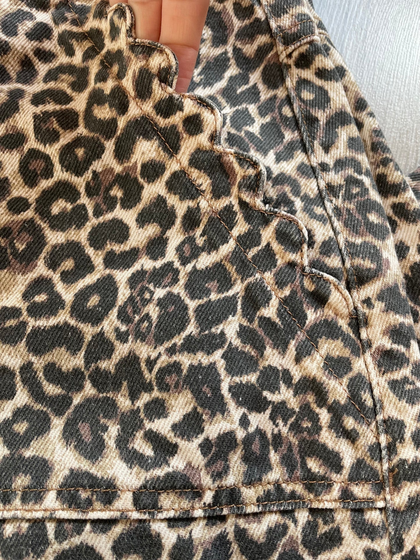 Oliver Bonas Leopard Jeans - Size 14/16