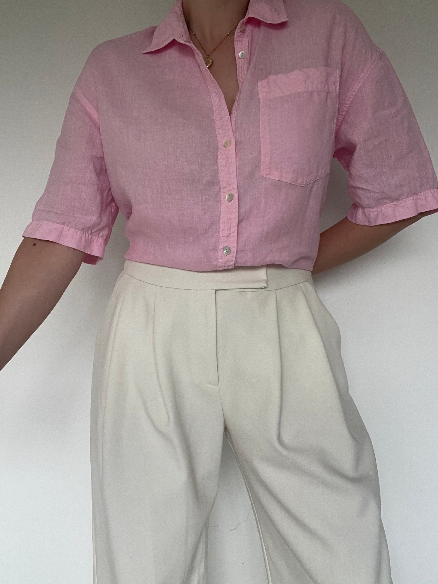 M&S Linen Shirt - Size 12