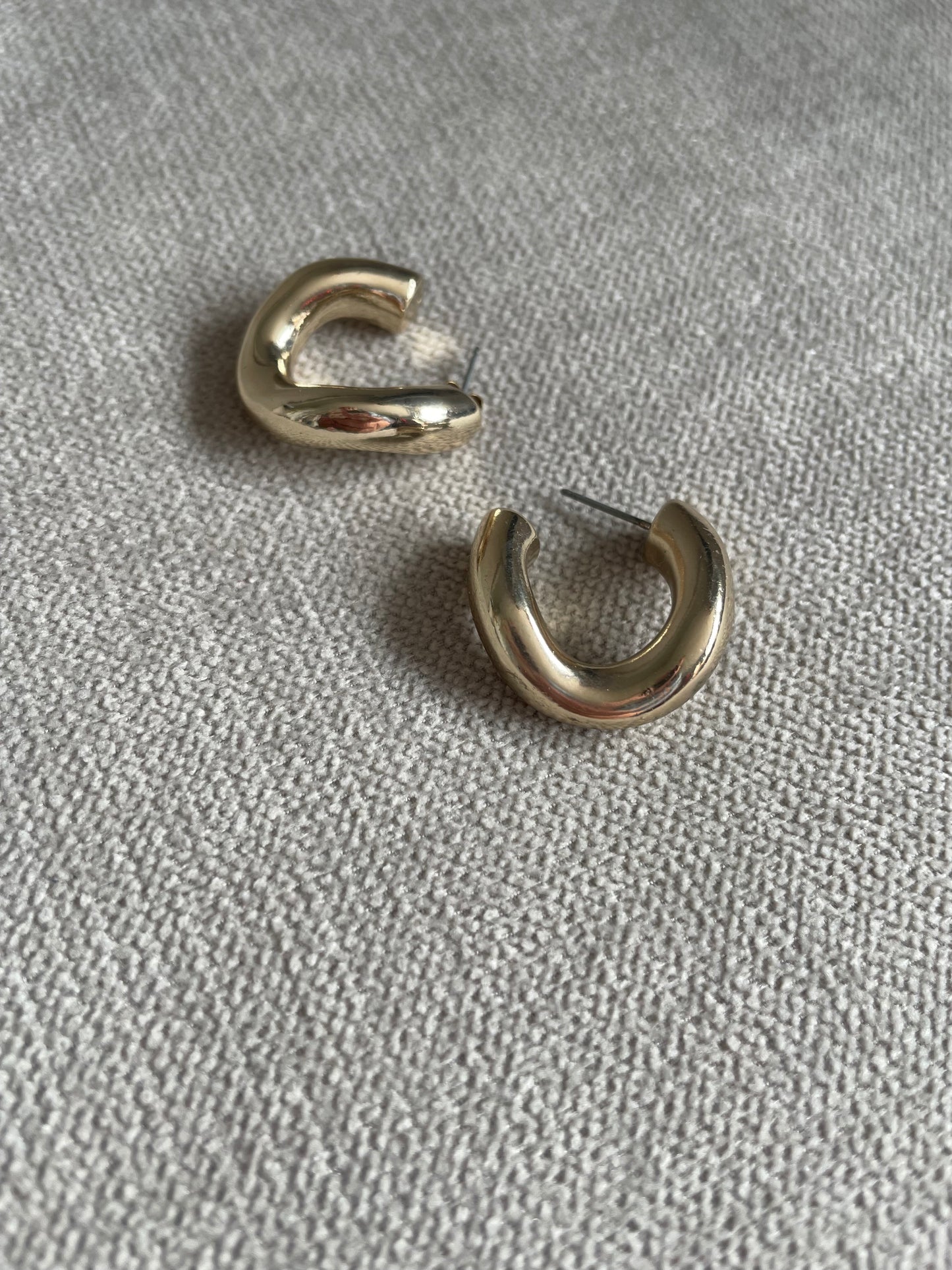 Gold Abstract Earrings