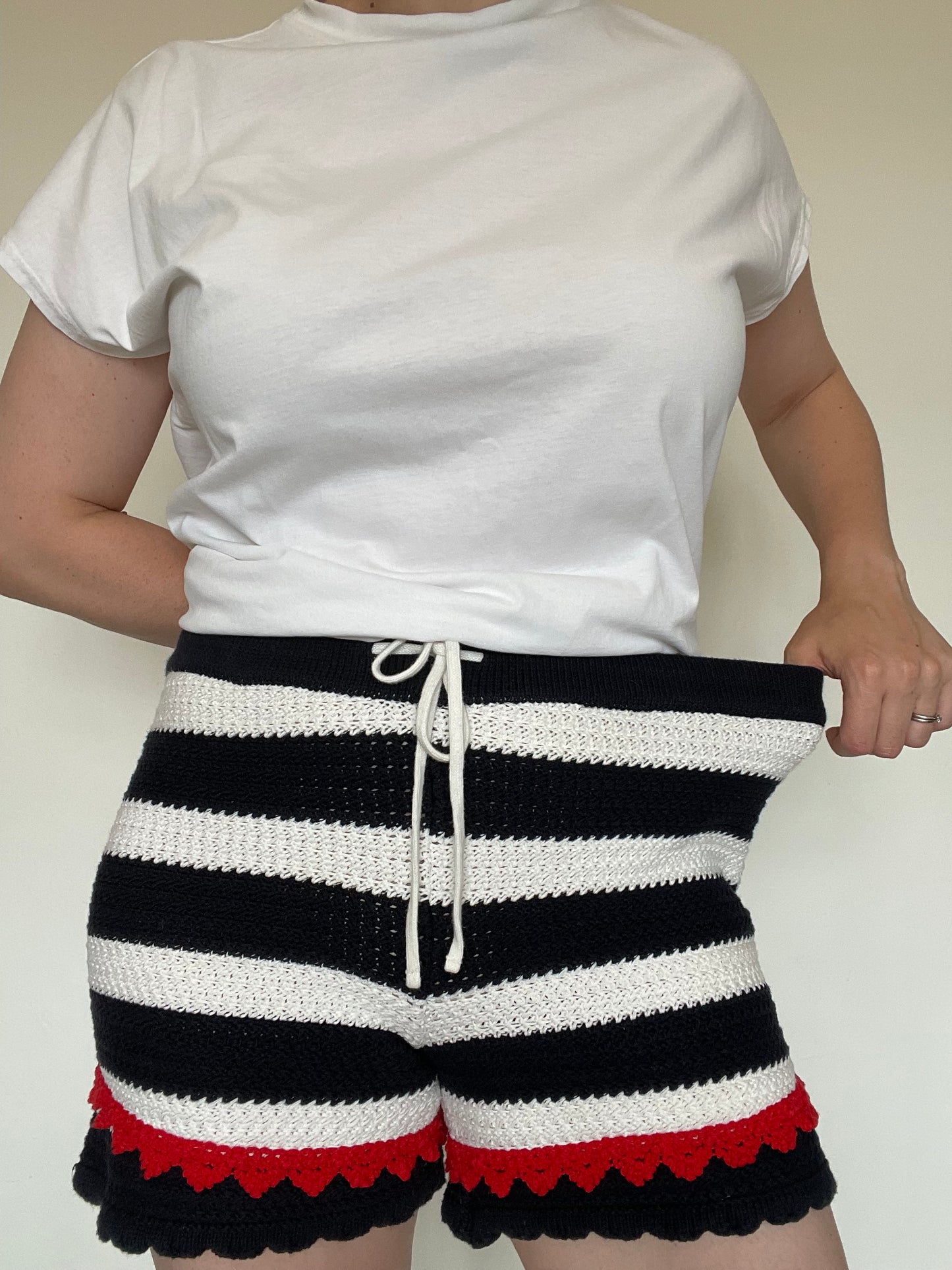 P_Jean Knitted Shorts - Size 10