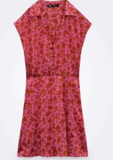 Zara Satin Dress NEW - Size S