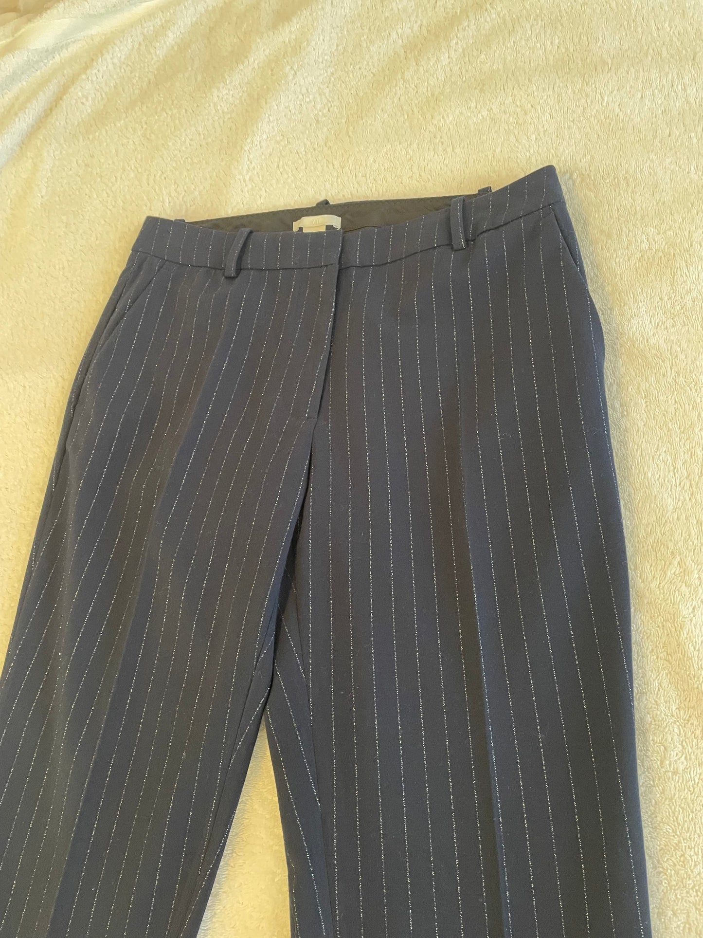 H&M Navy Trousers - Size 12
