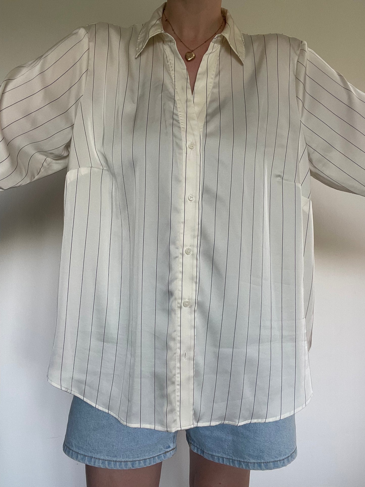 H&M Satin Shirt - Size XL