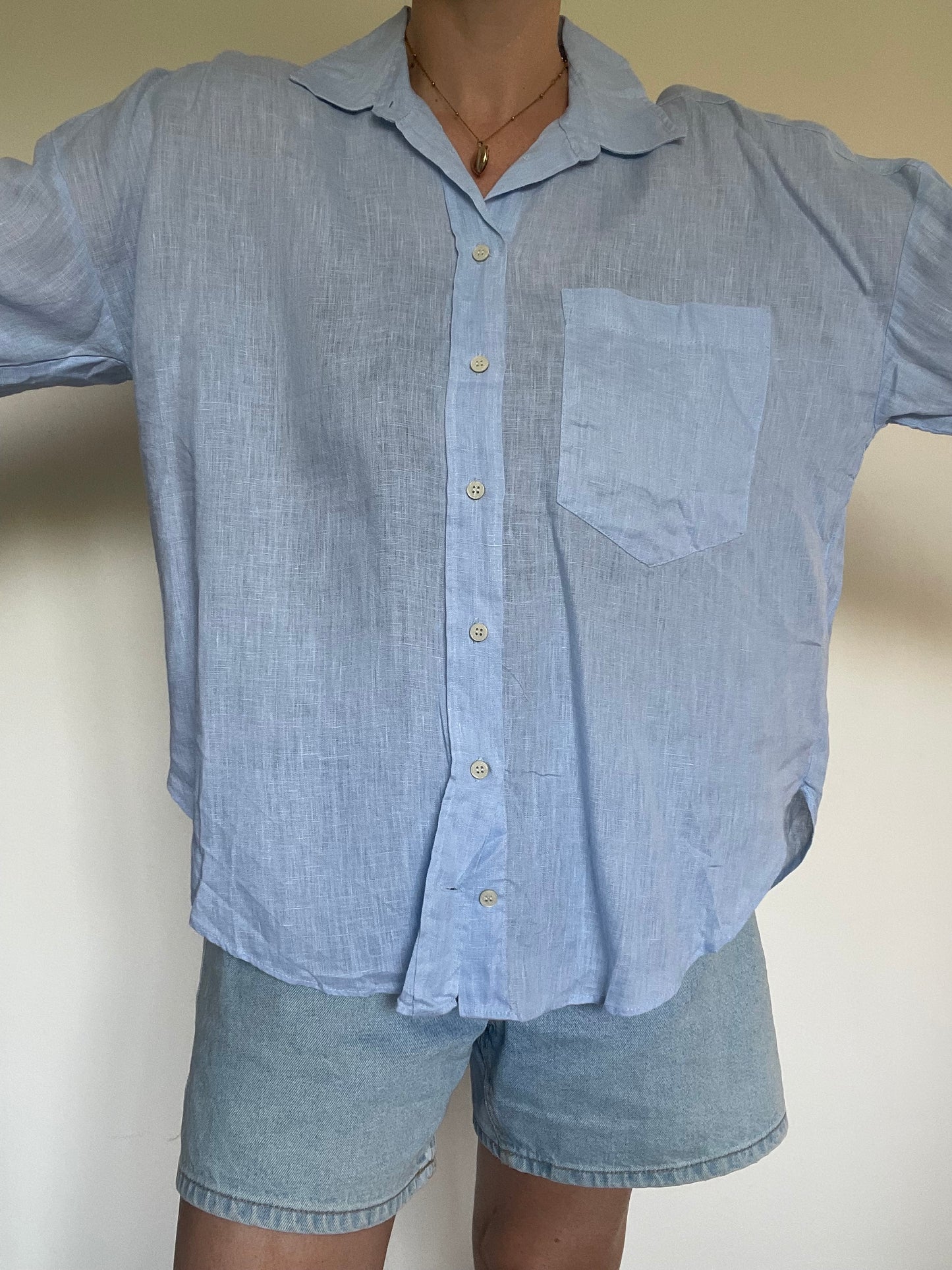 Zara Linen Shirt - Size M