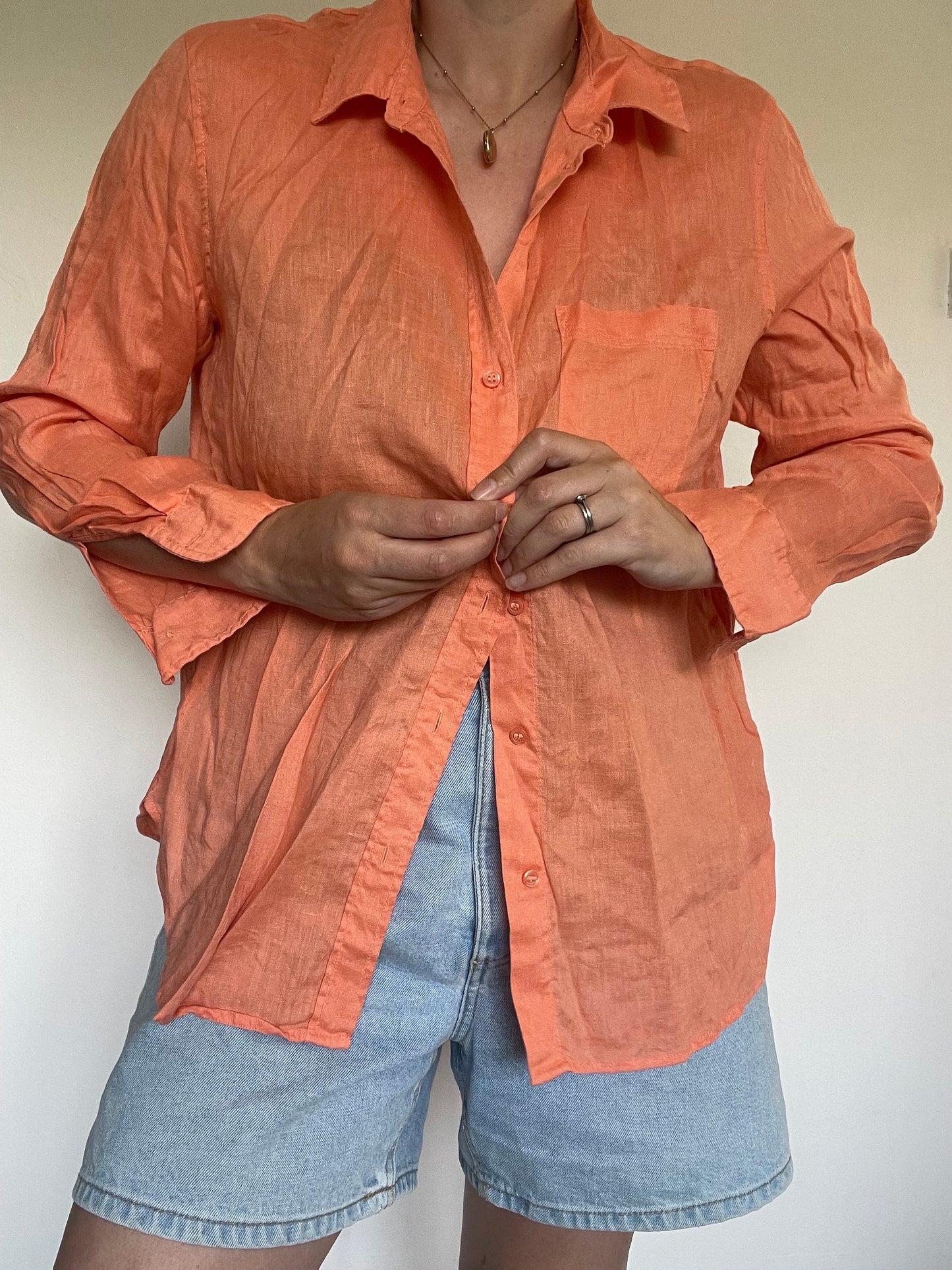 H&M Linen Shirt - Size M