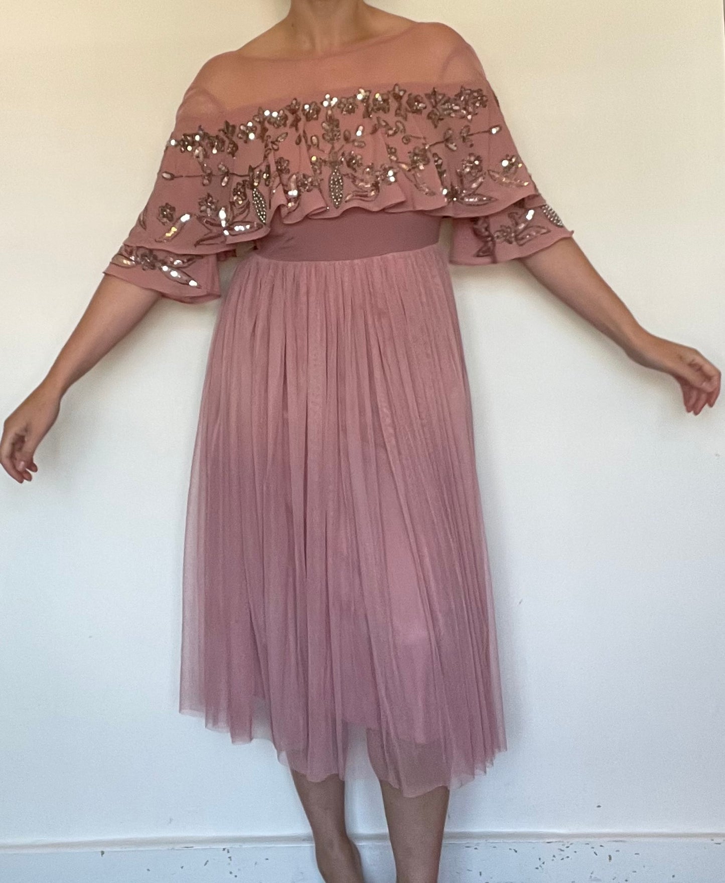 Maya Deluxe Dress NEW RRP £100 - Size 8