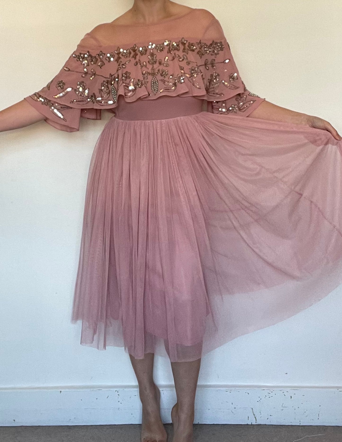 Maya Deluxe Dress NEW RRP £100 - Size 8