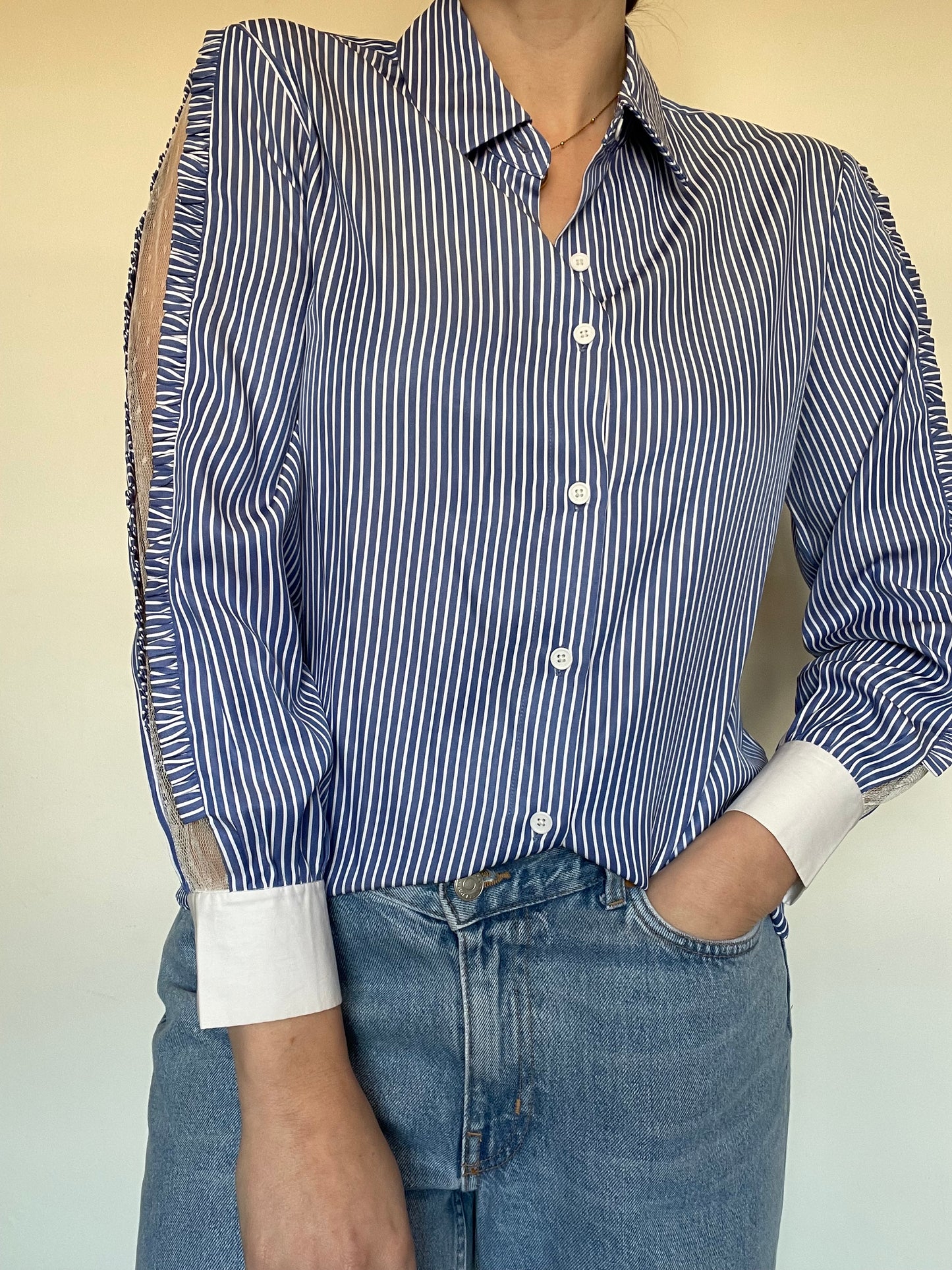 Bread n Butter Shirt RRP £120 - Size 8/10