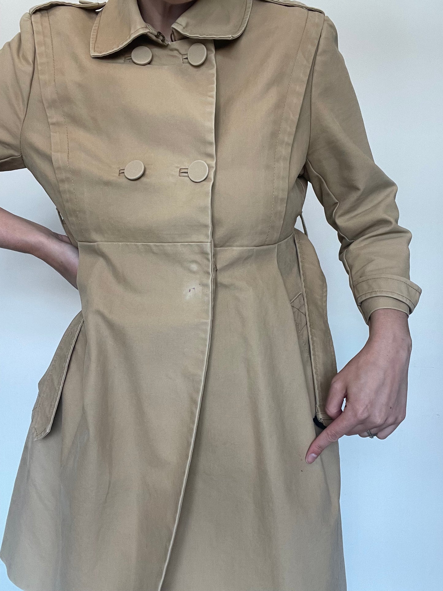 Trench Coat - Size 8