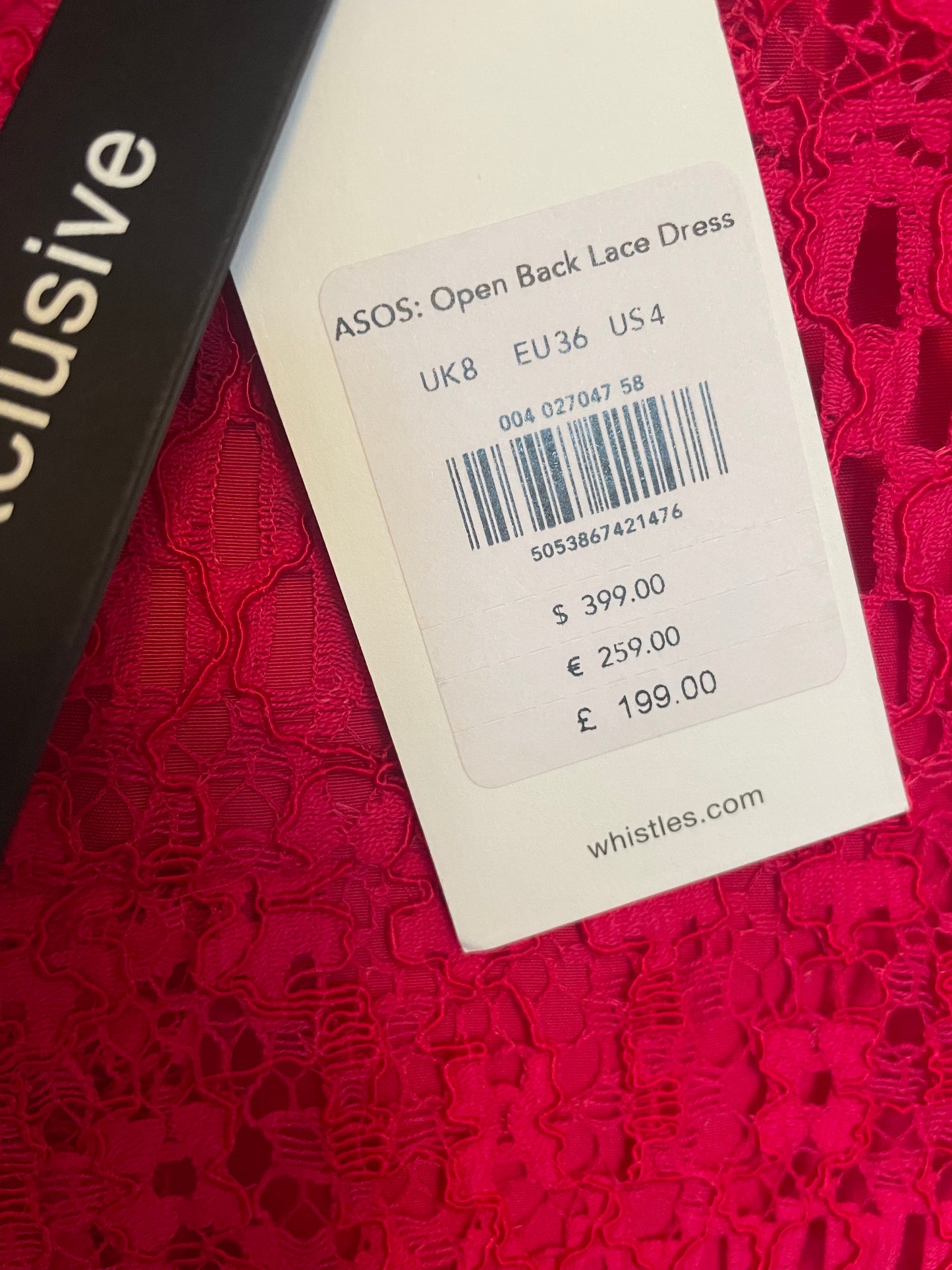 Whistles Dress NEW RRP £199 - Size 8