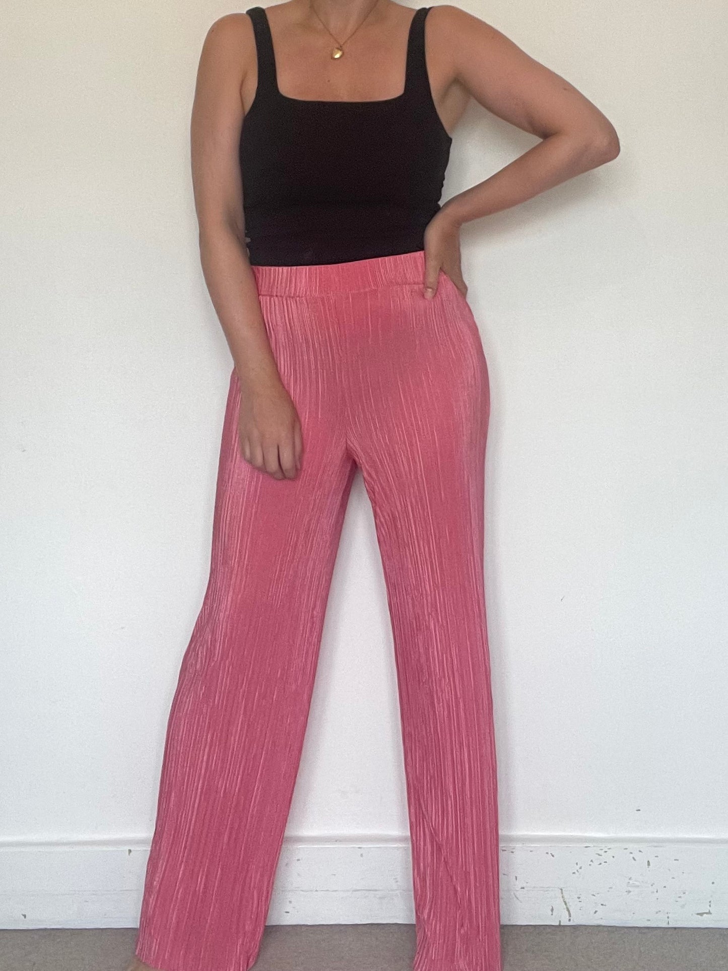 Et Vous Plisse Trousers - Size 14