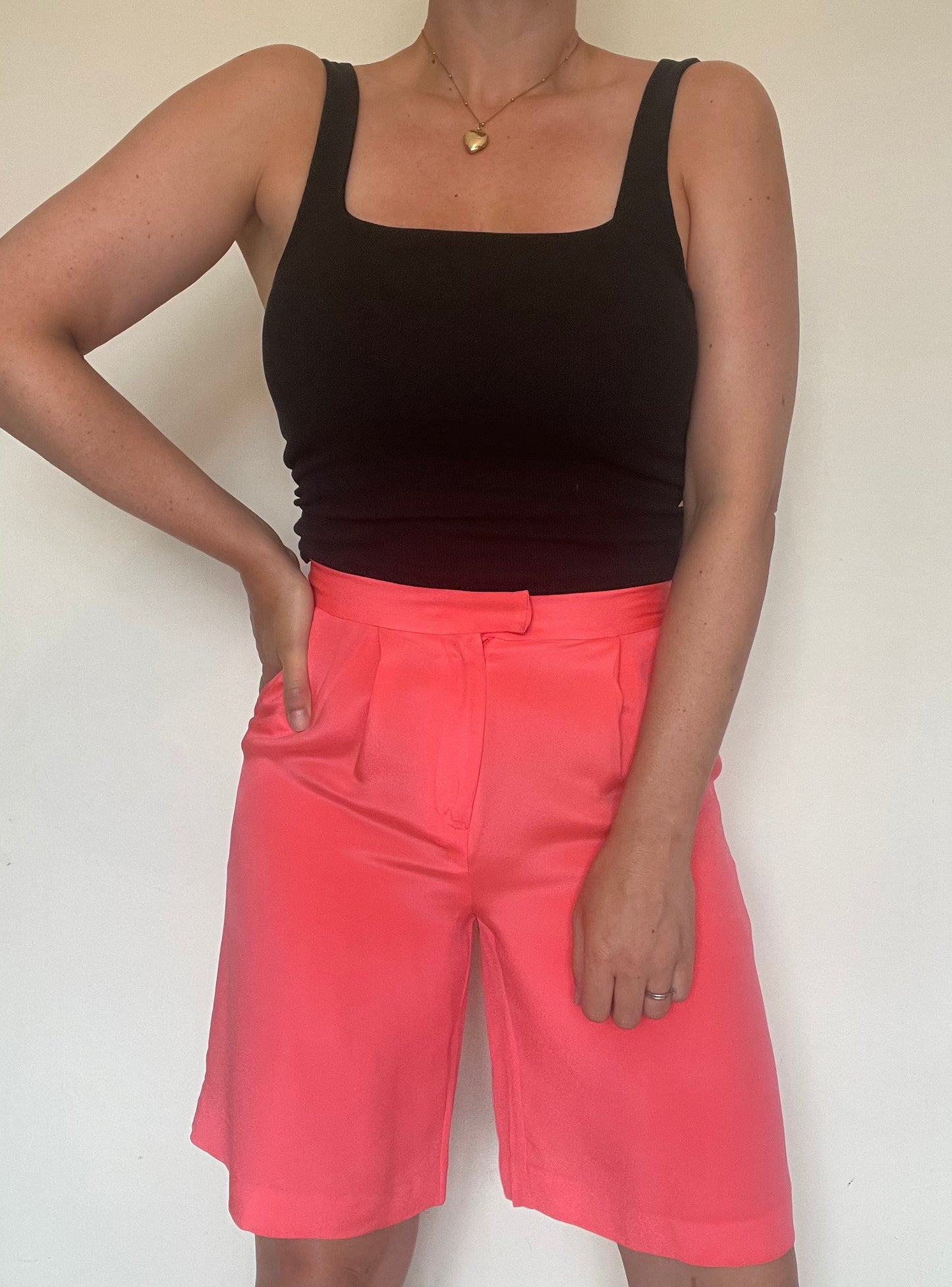 Whistles Silk Shorts - Size 8