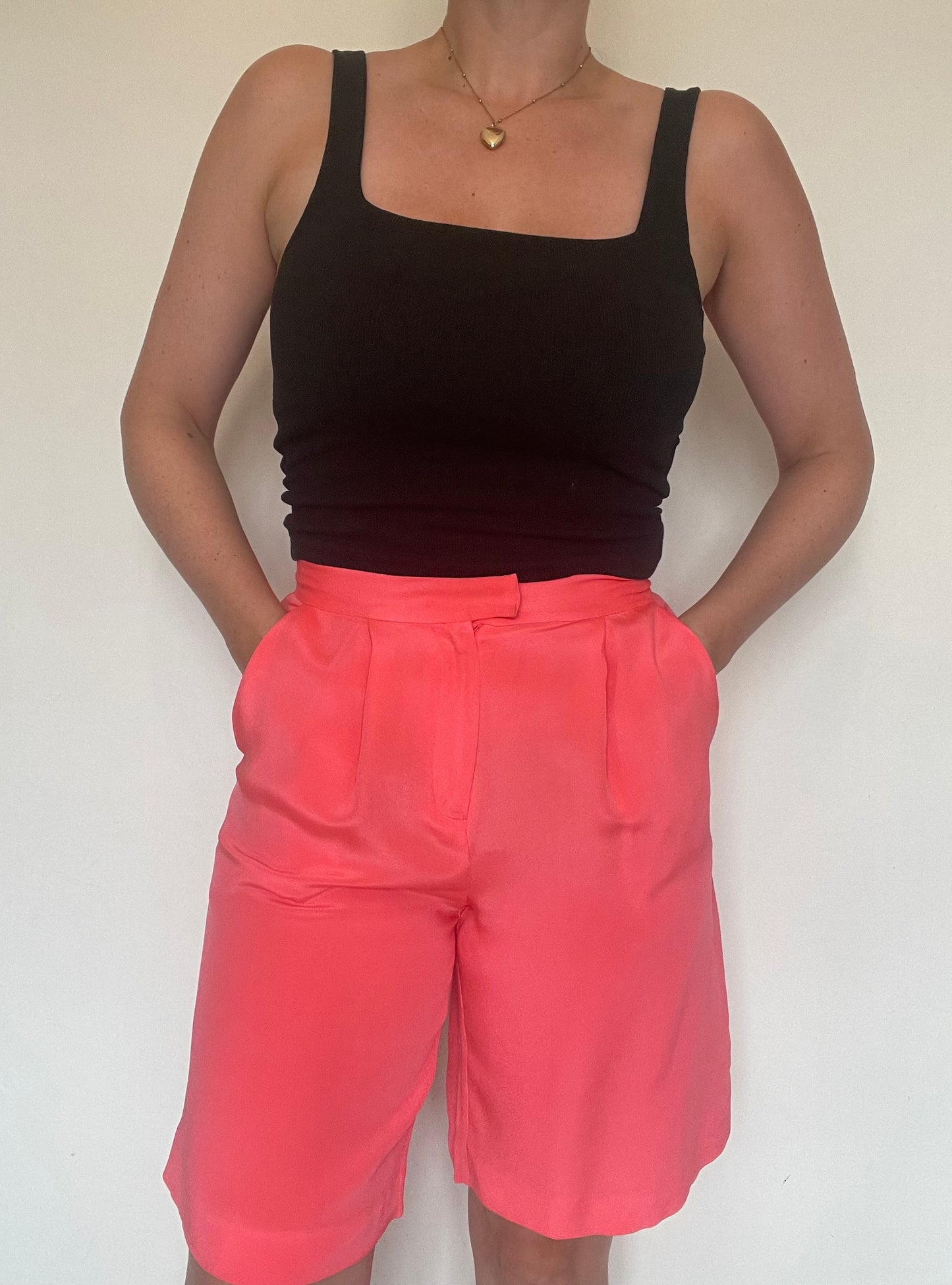 Whistles Silk Shorts - Size 8