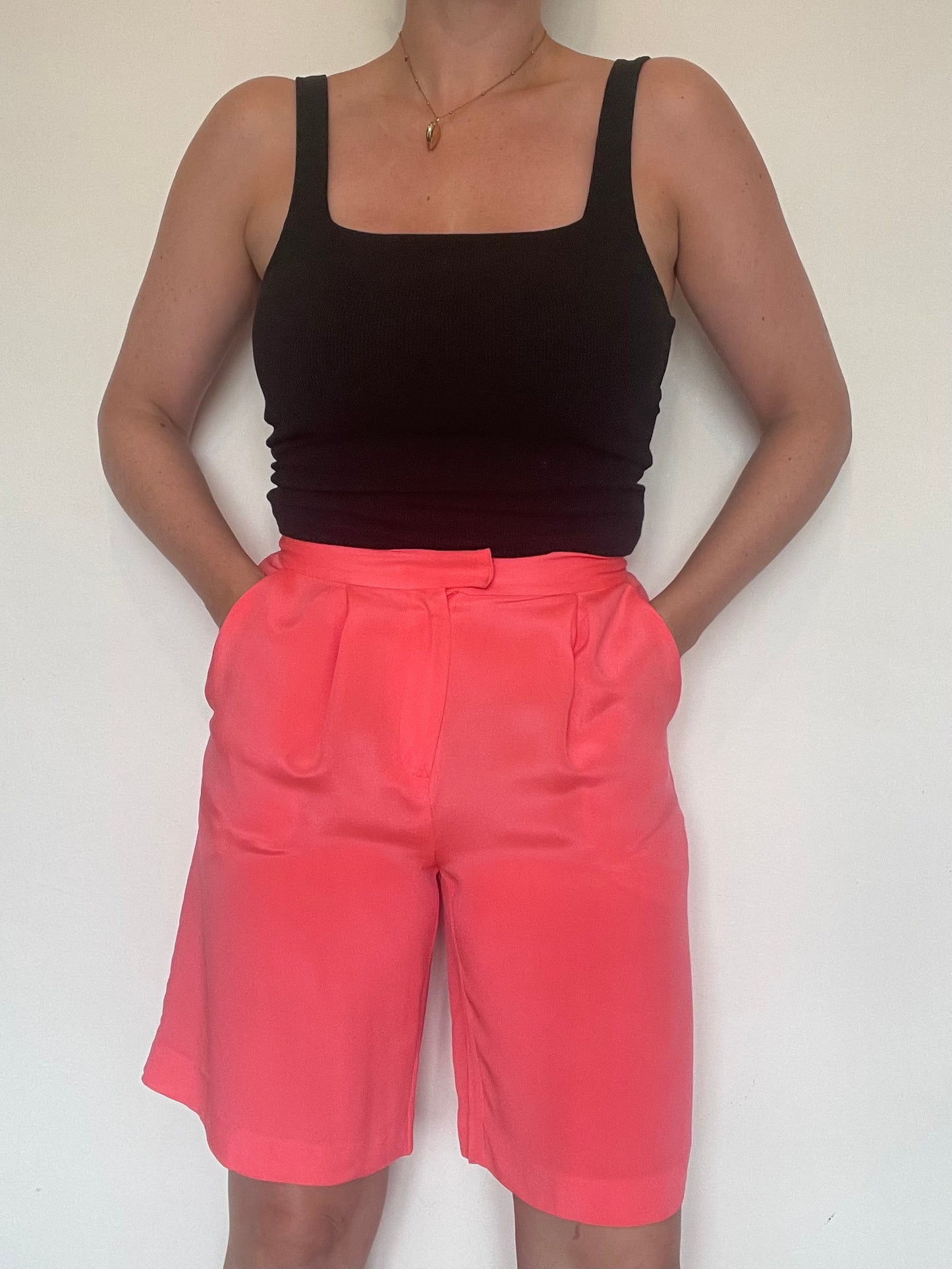 Whistles Silk Shorts - Size 8