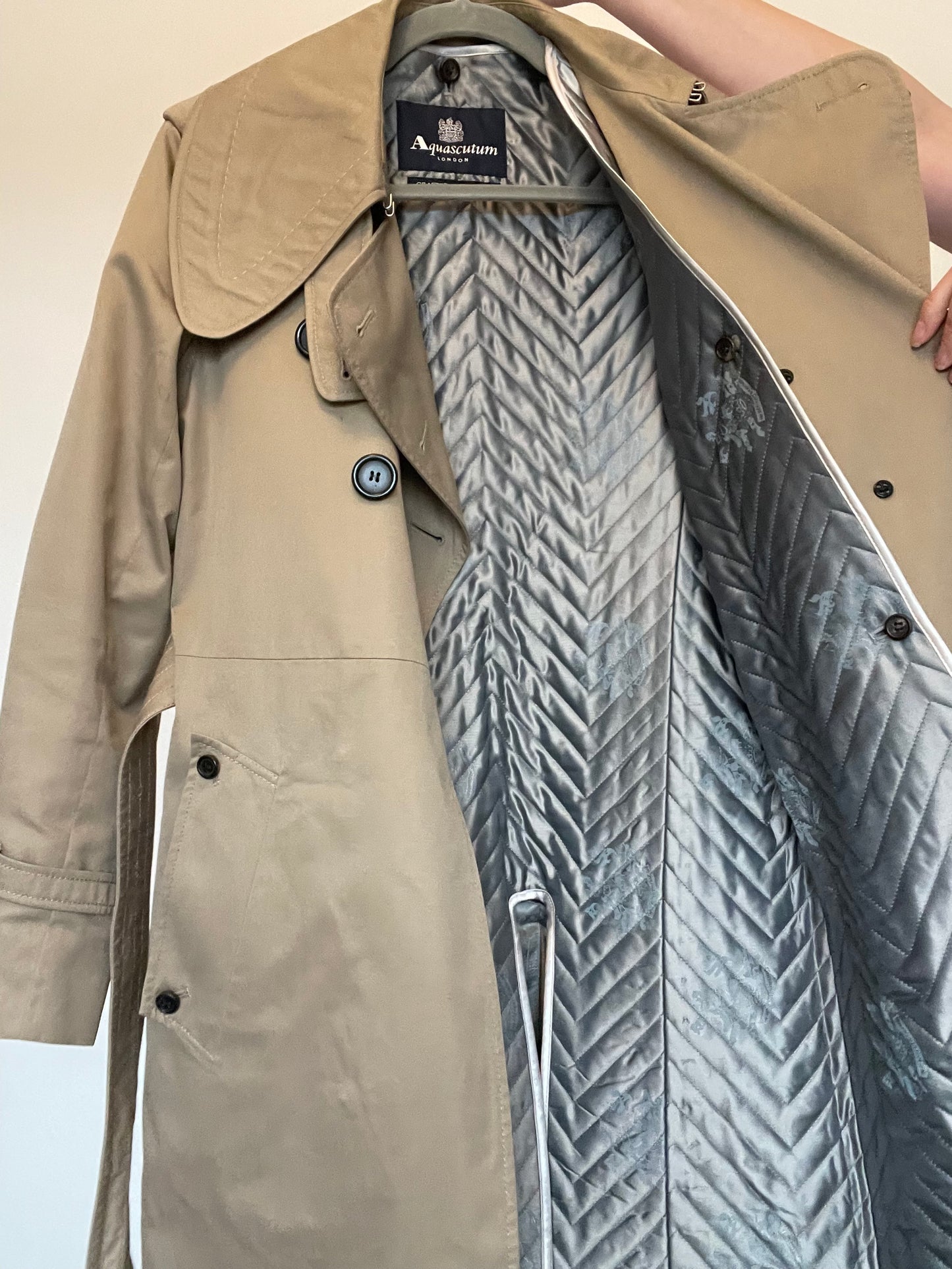 Aquascutum Trench Coat - Size 8