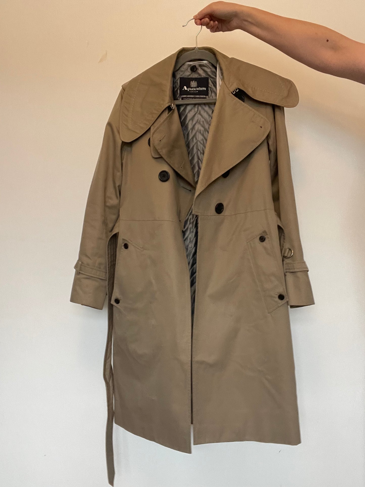 Aquascutum Trench Coat - Size 8