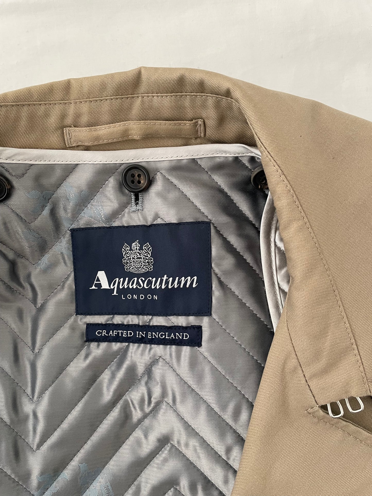 Aquascutum Trench Coat - Size 8
