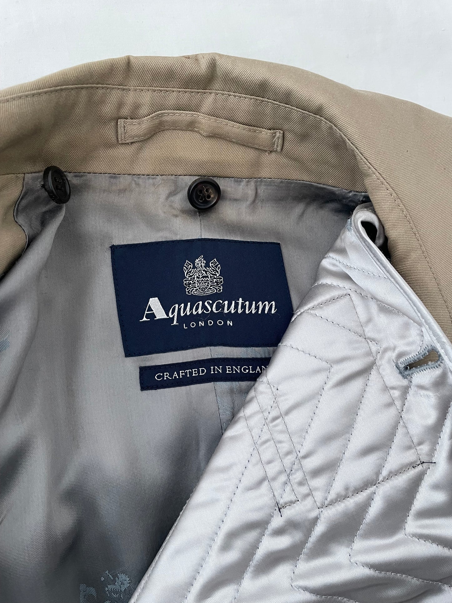 Aquascutum Trench Coat - Size 8
