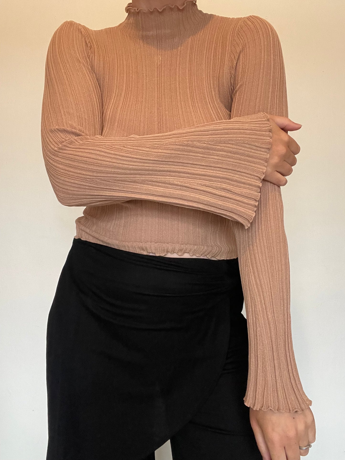 H&M Ribbed Top - Size S
