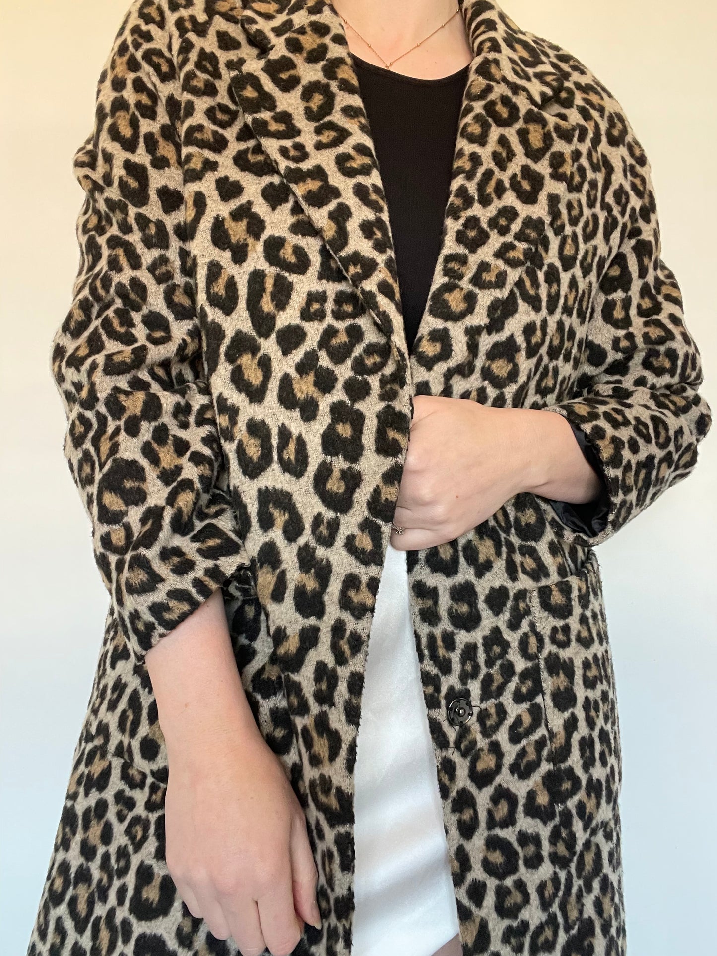 Leopard Coat - Size 12