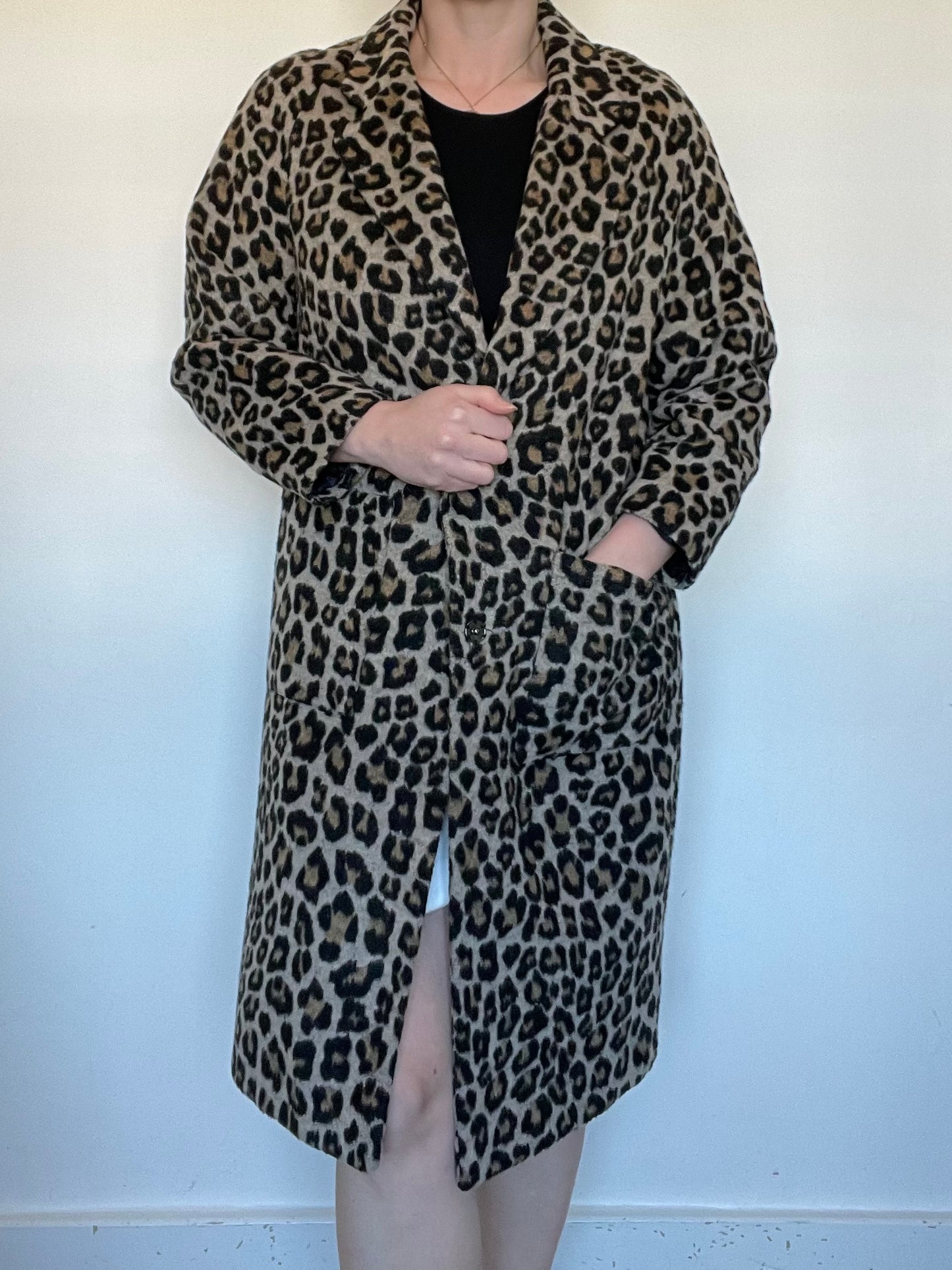 Leopard Coat - Size 12