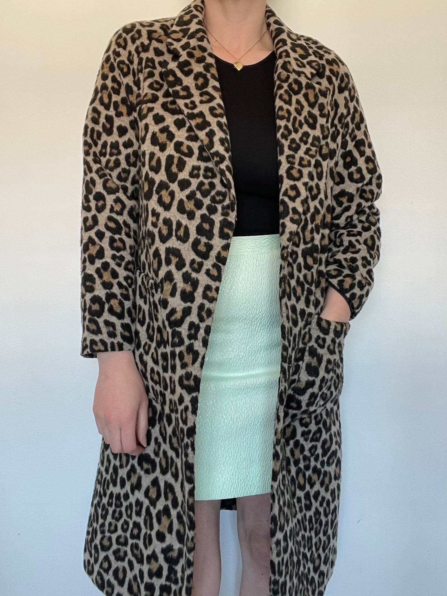 Leopard Coat - Size 12