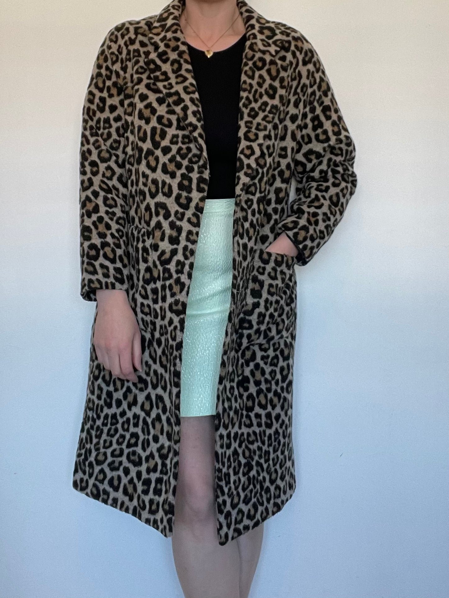 Leopard Coat - Size 12