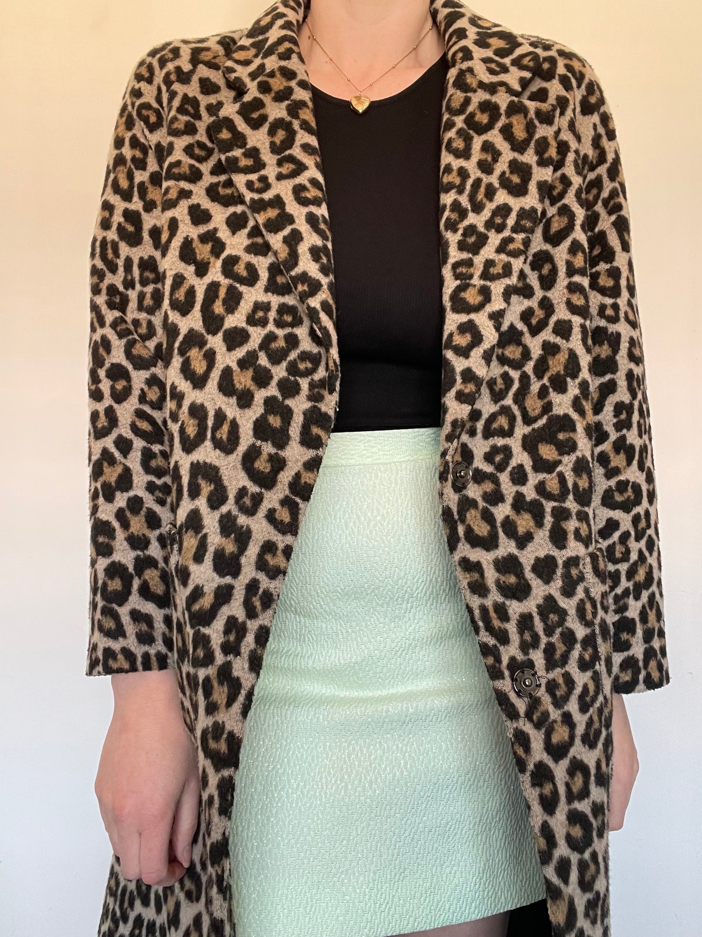 Leopard Coat - Size 12