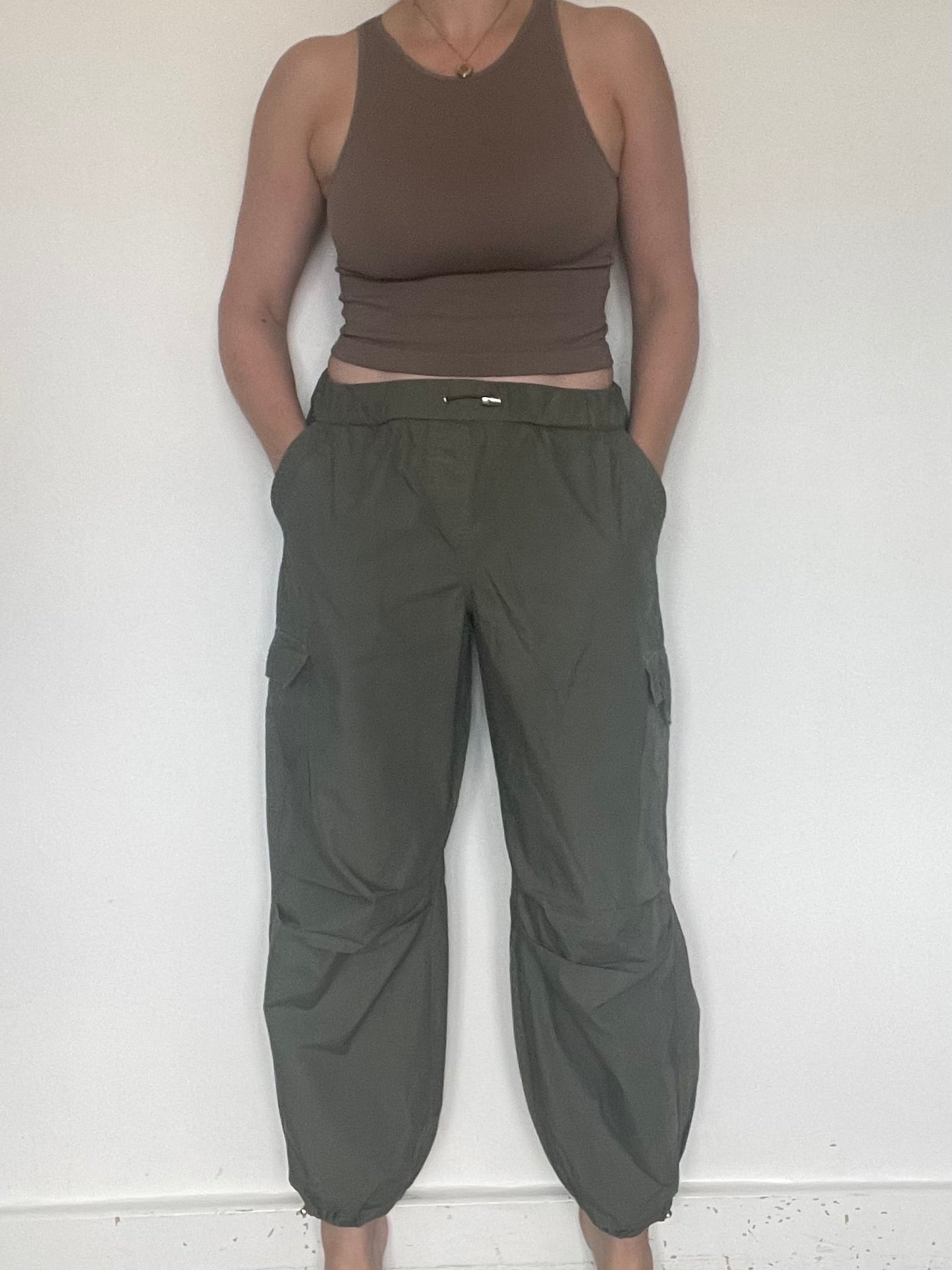 Next Khaki Cargo Trousers