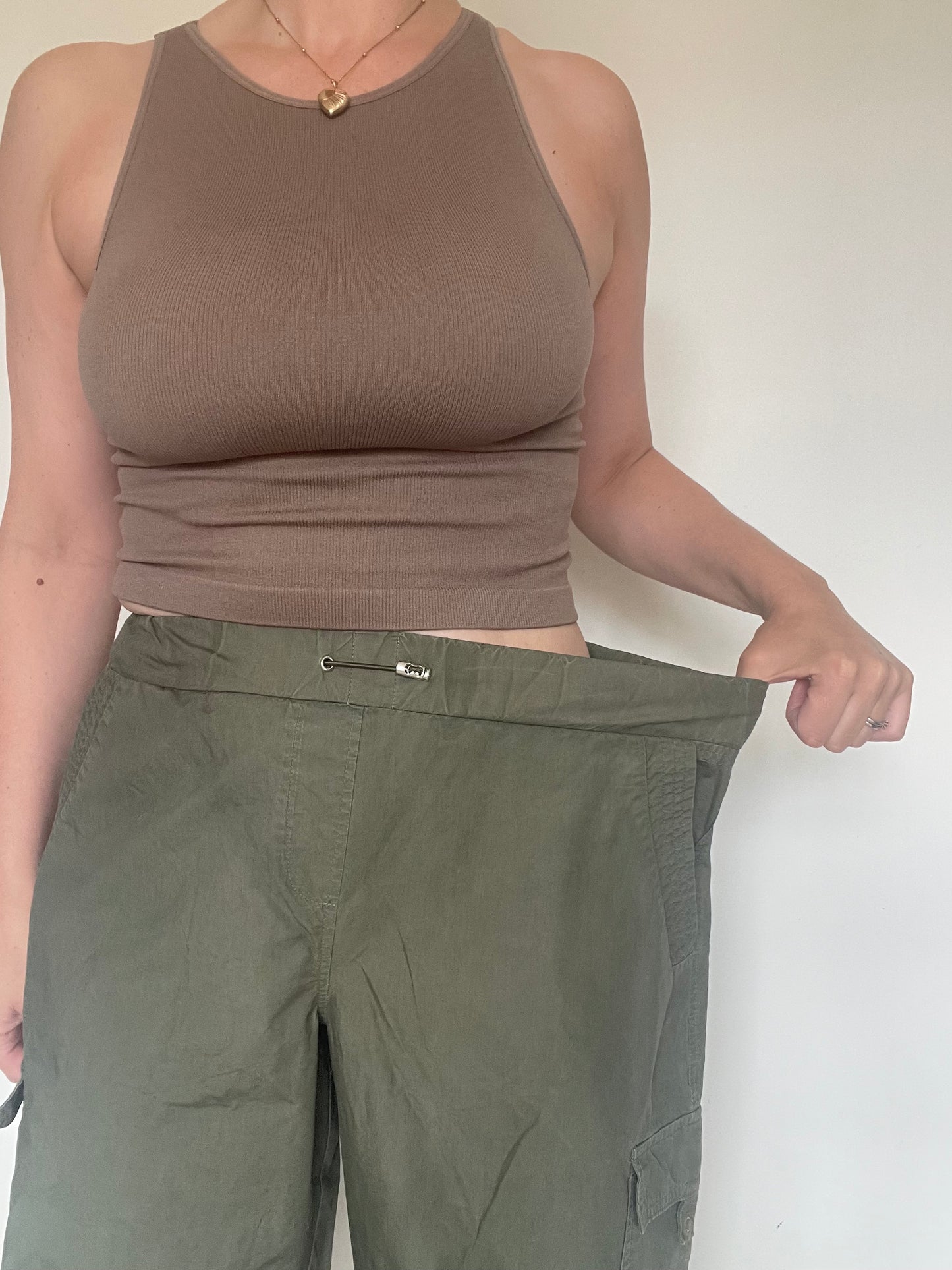 Next Khaki Cargo Trousers