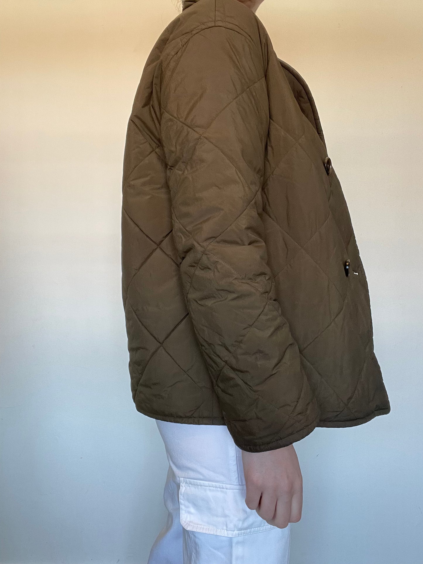 Arket Quilted Oversized Jacket - Size 8
