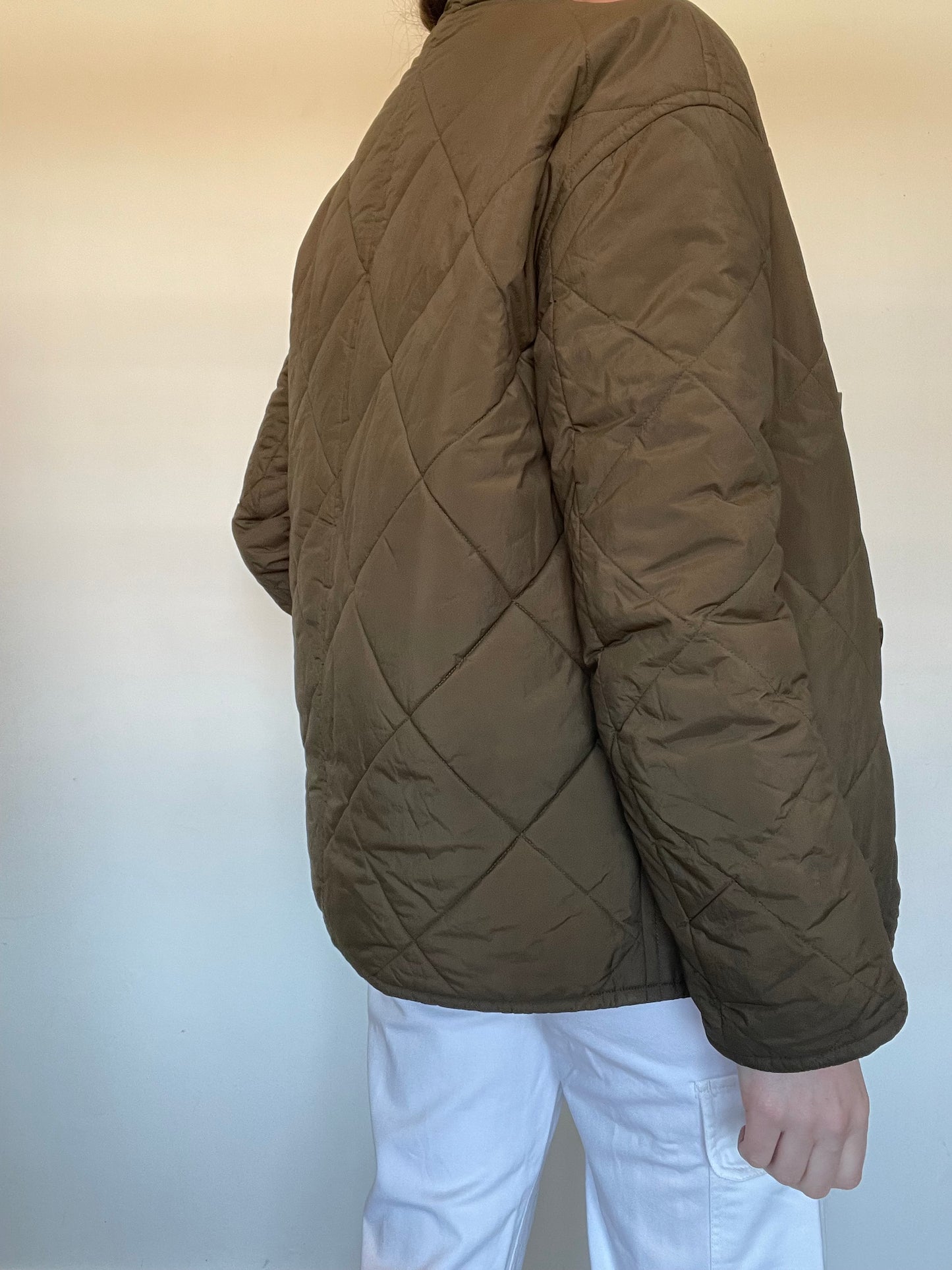 Arket Quilted Oversized Jacket - Size 8