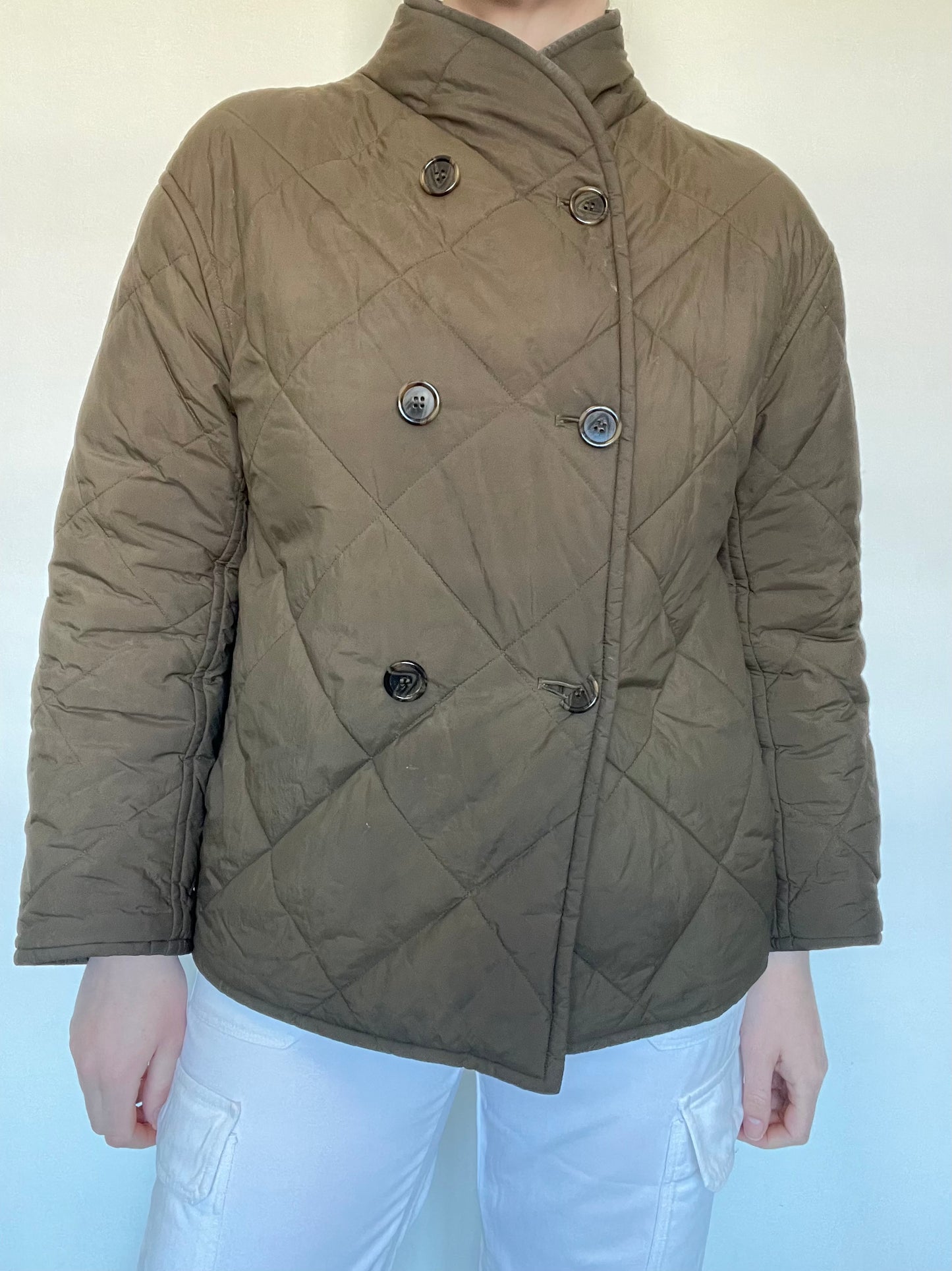 Arket Quilted Oversized Jacket - Size 8