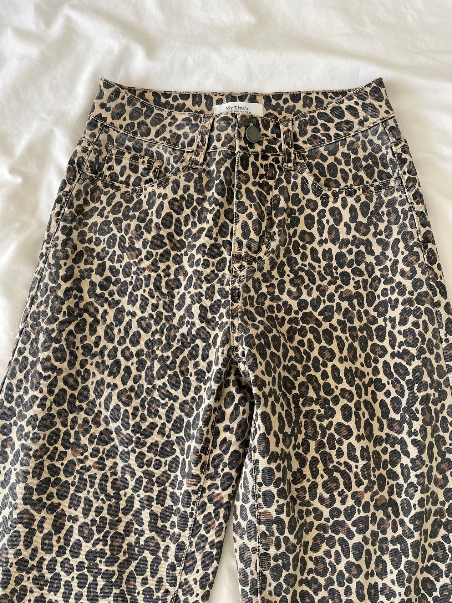 Leopard Jeans - Size 6
