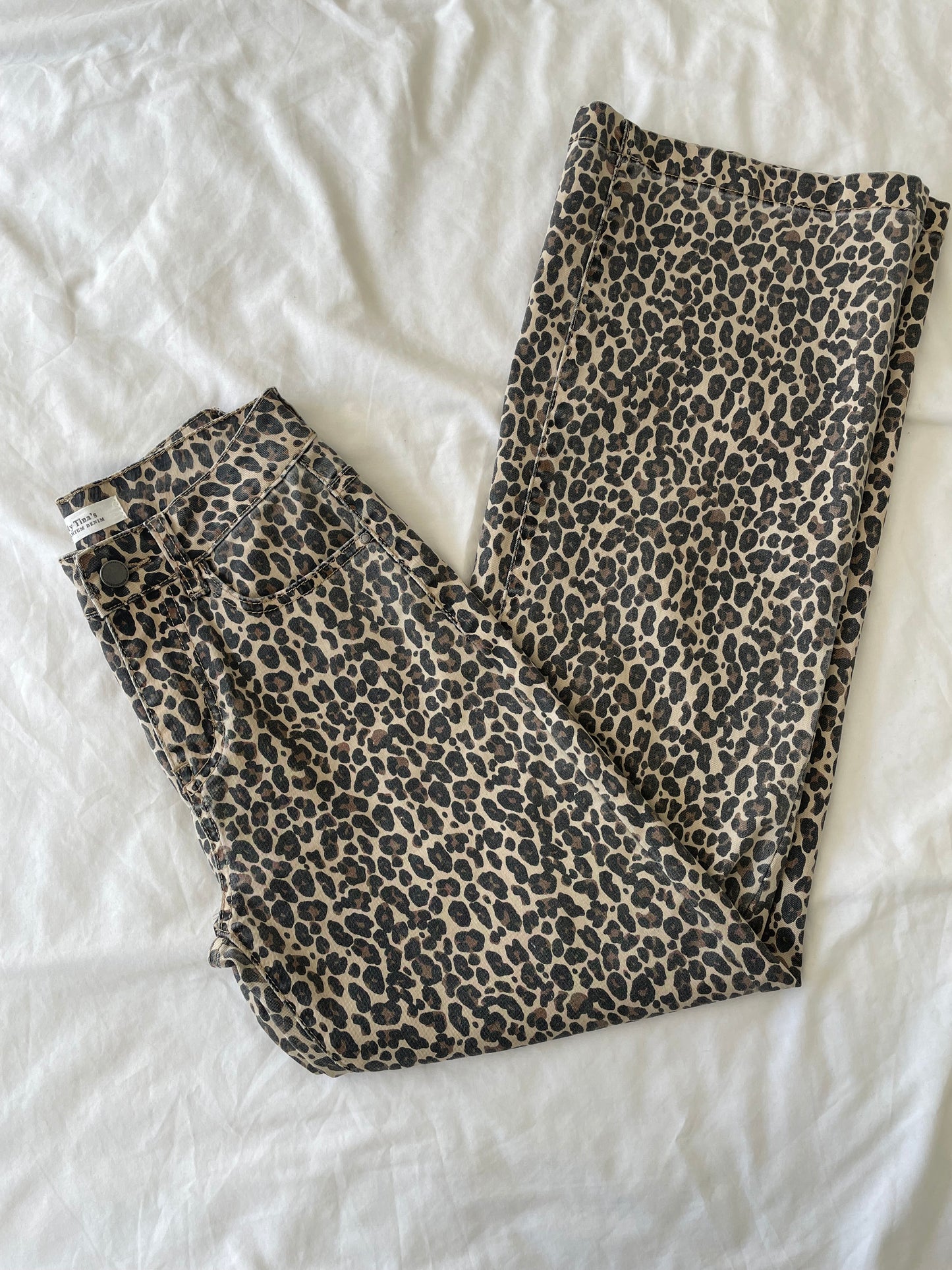 Leopard Jeans - Size 6
