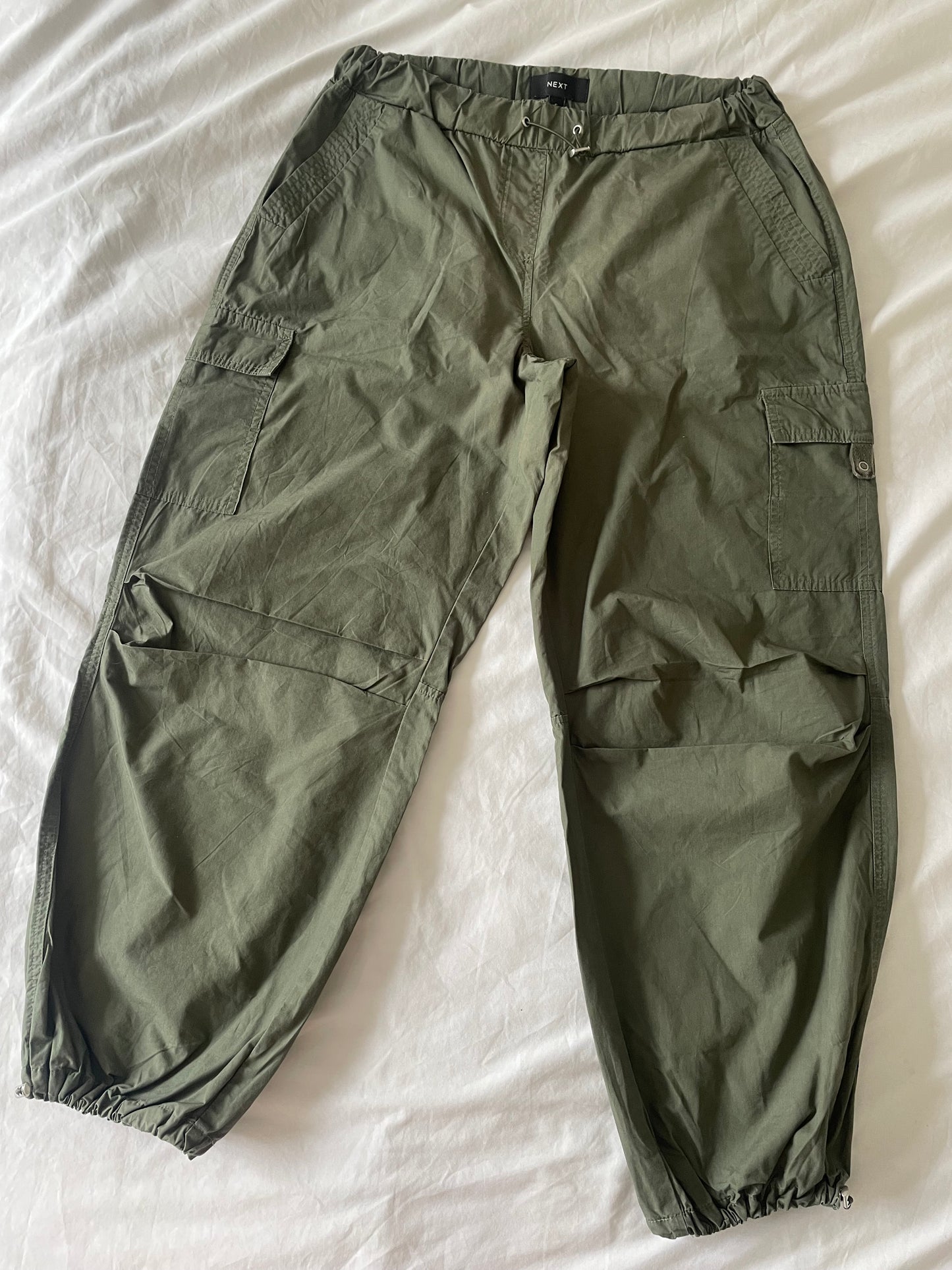 Next Khaki Cargo Trousers