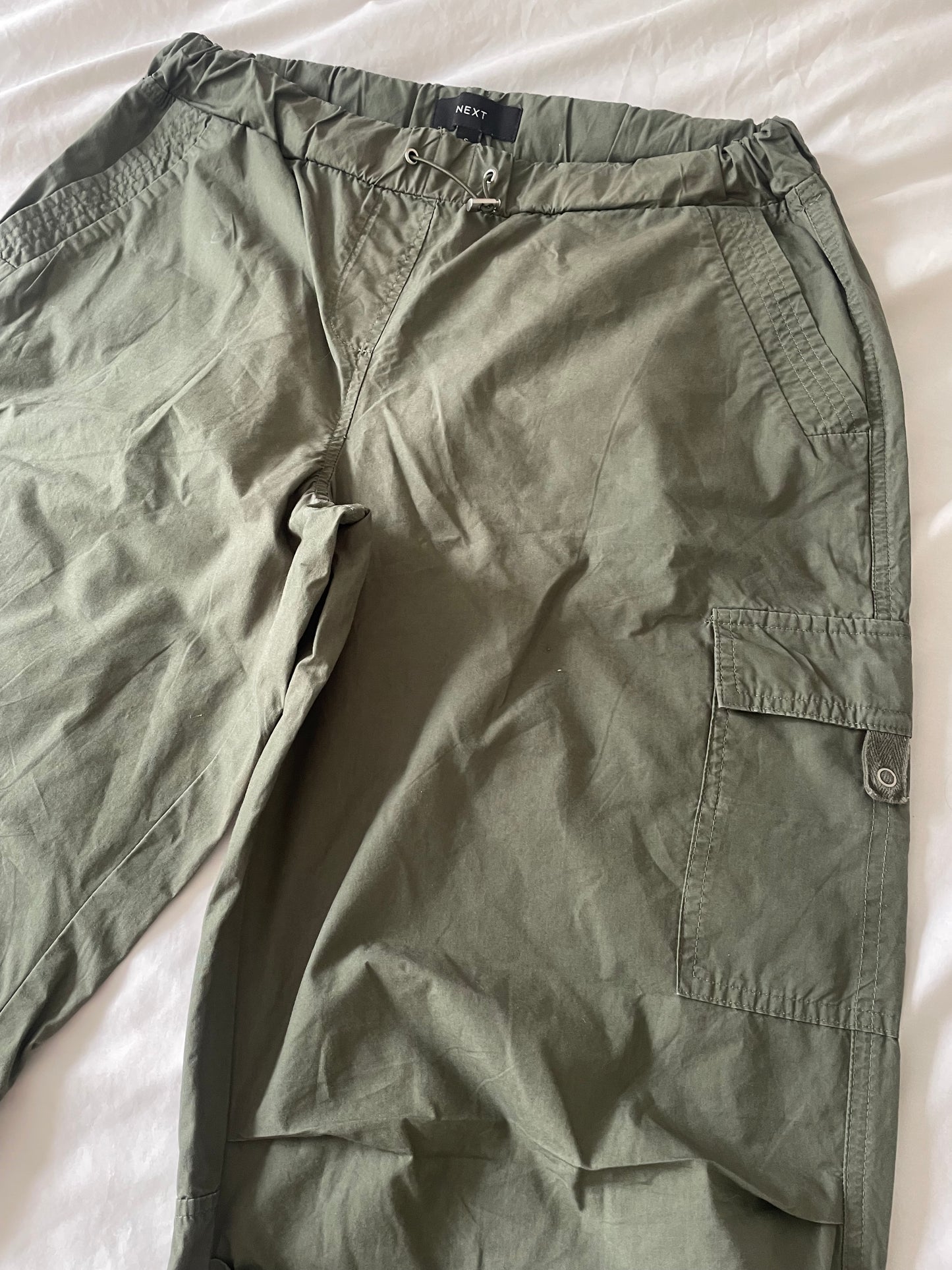 Next Khaki Cargo Trousers