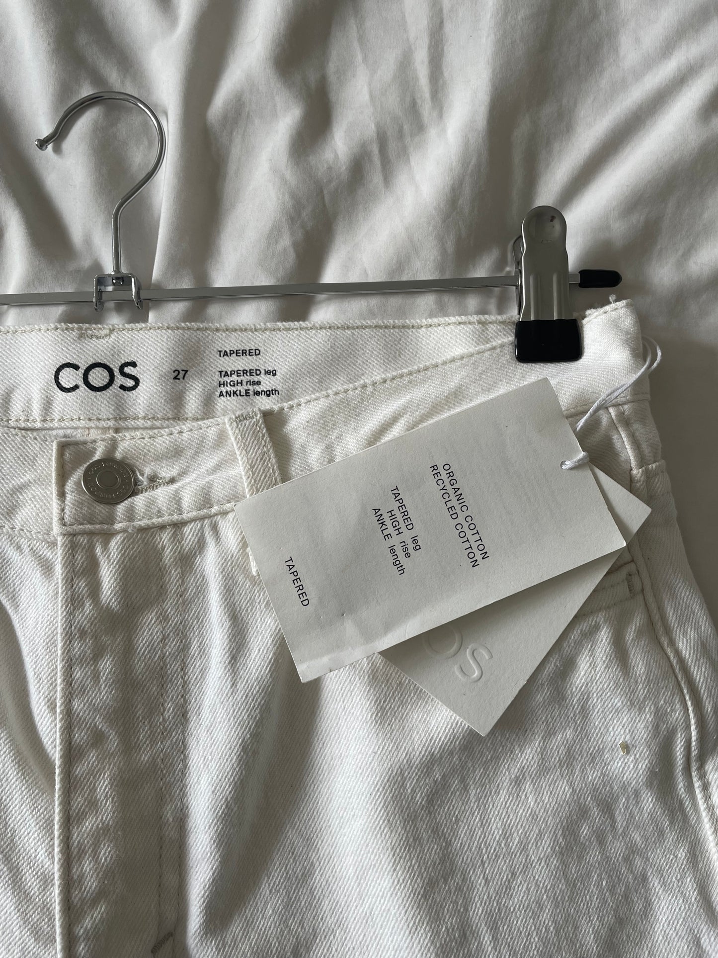 COS White Jeans NEW £75 - Size 8/10