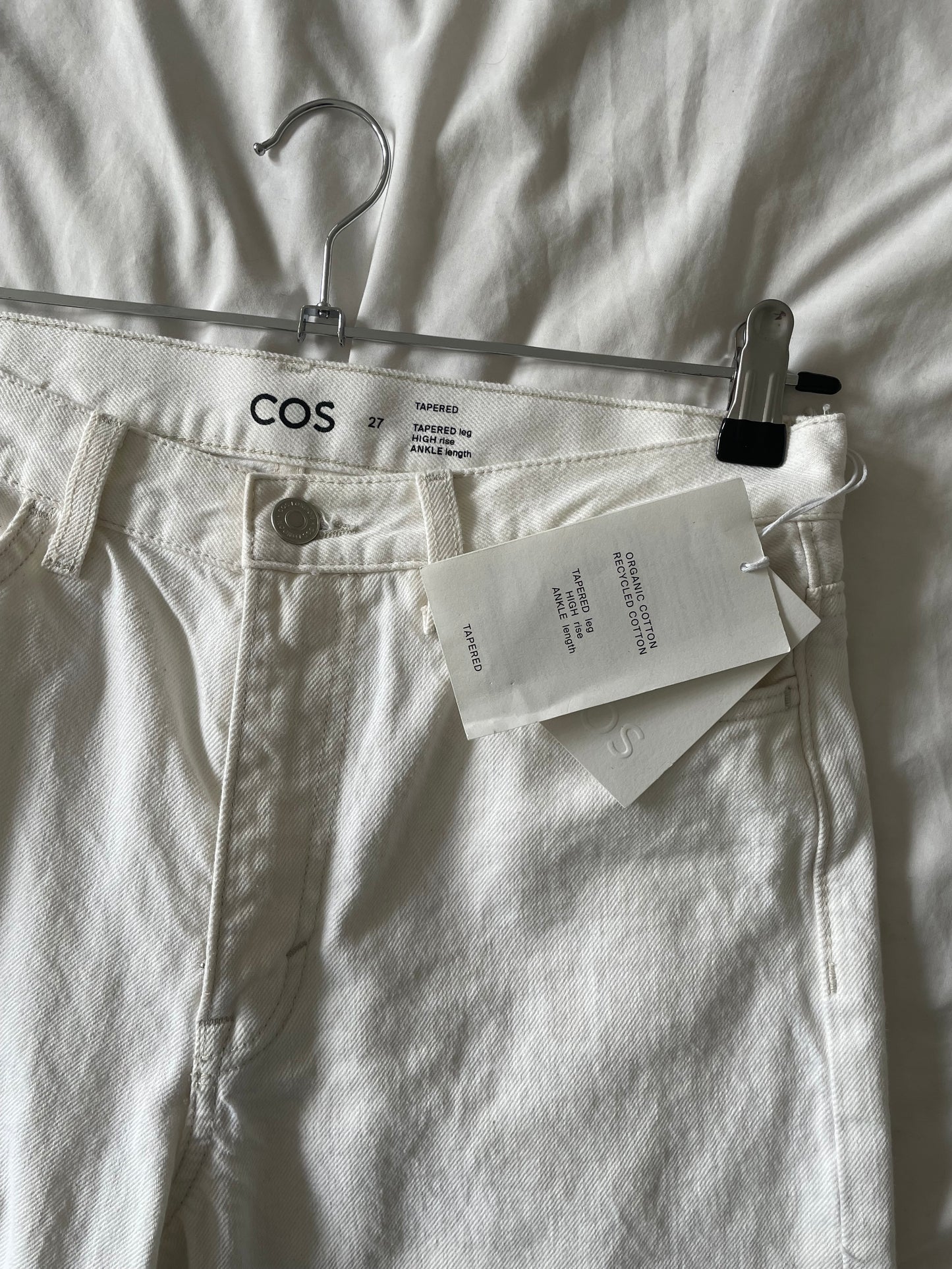 COS White Jeans NEW £75 - Size 8/10