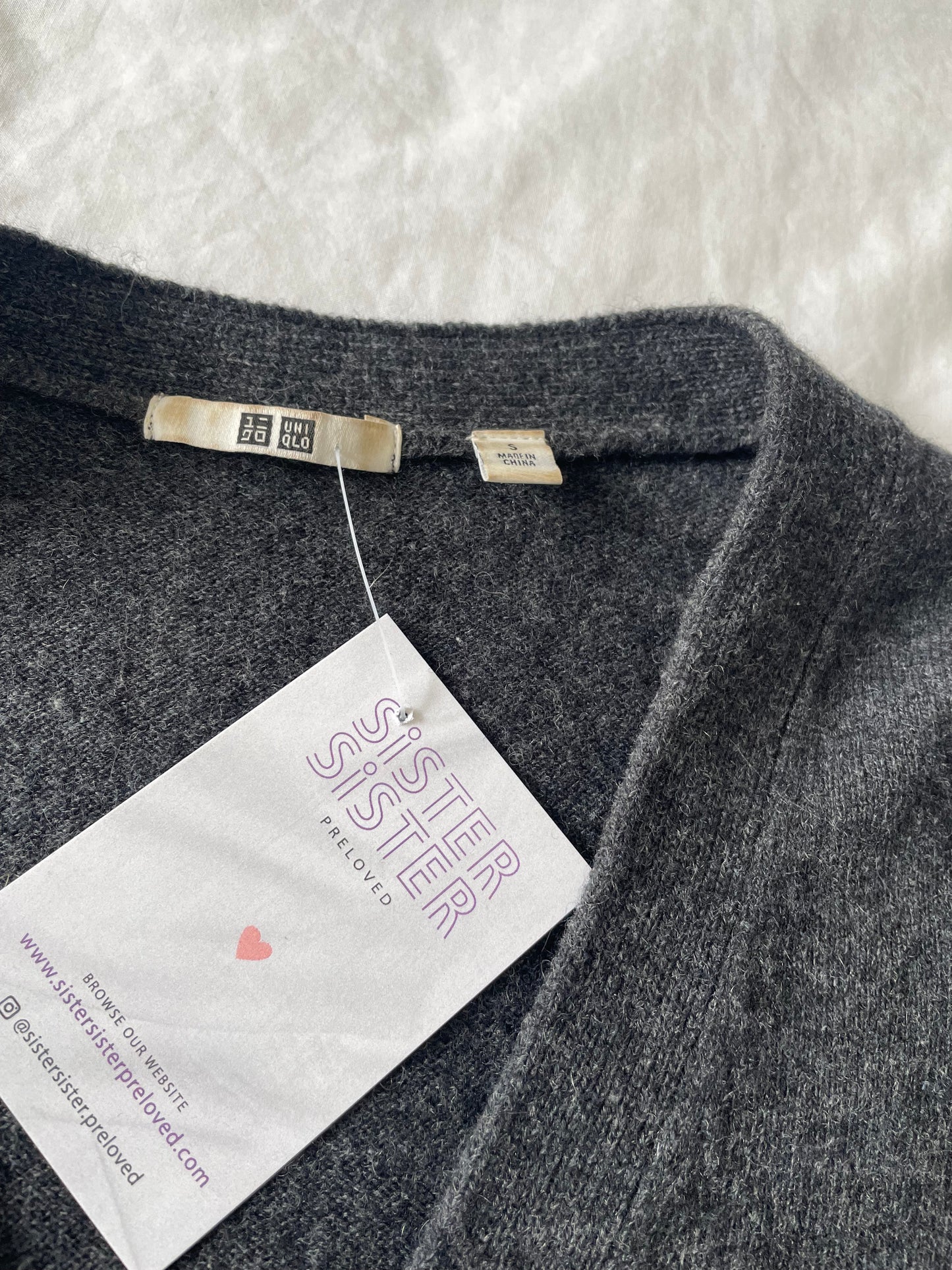 Uniqlo Cashmere Cardigan - Size Small