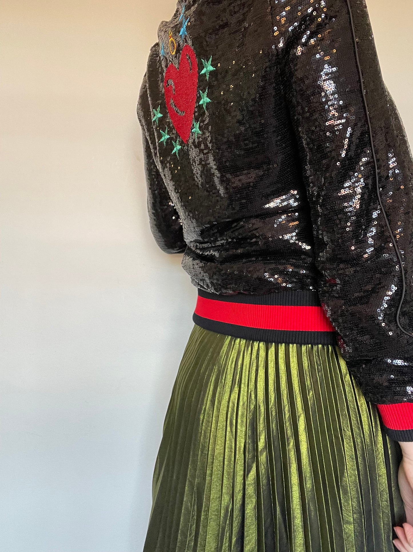 Maje Sequin Bomber Jacket NEW RRP £315