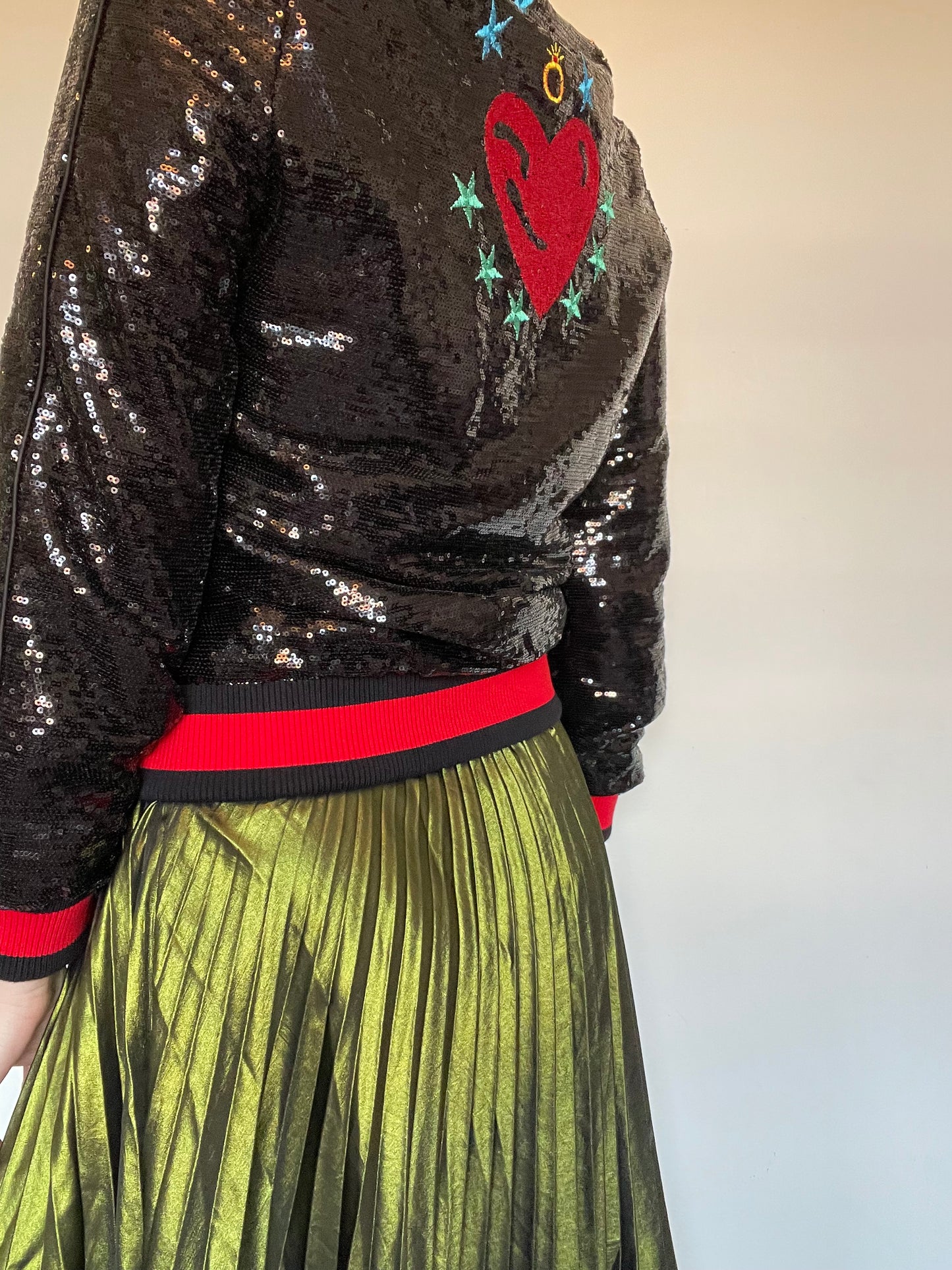 Maje Sequin Bomber Jacket NEW RRP £315
