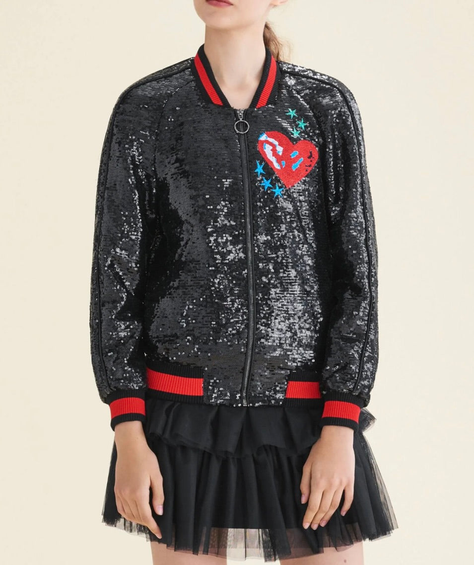 Maje Sequin Bomber Jacket NEW RRP £315