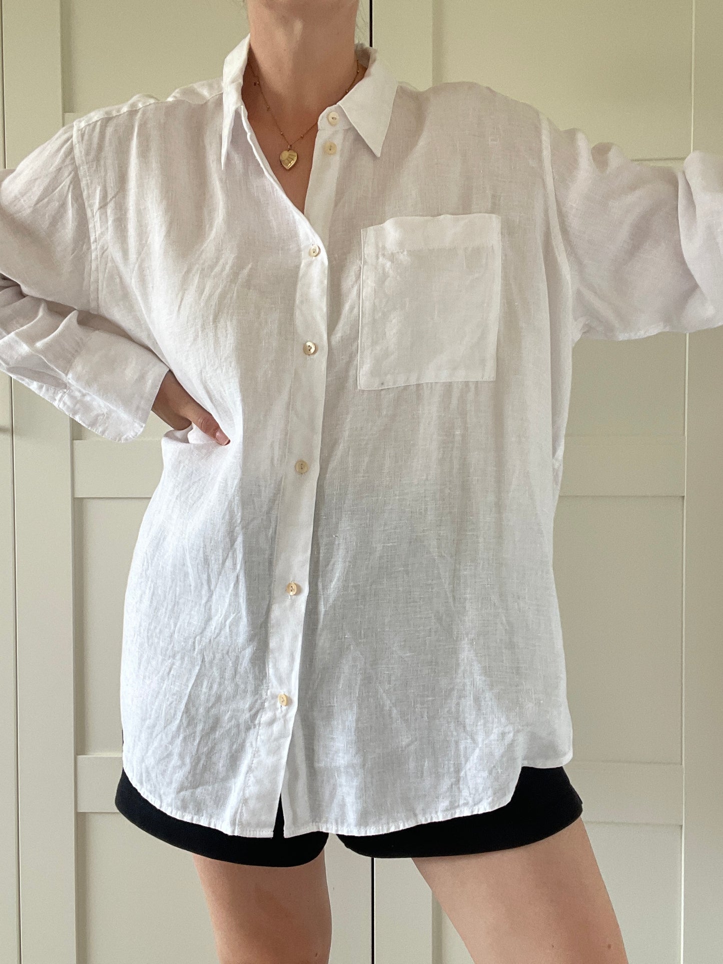 M&S Linen Shirt - Size 18