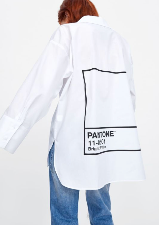 Zara Pantone Oversized Shirt