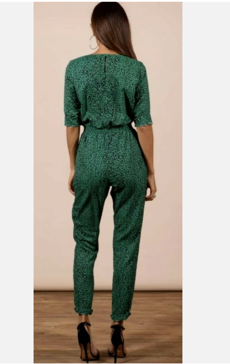 Dancing Leopard Jumpsuit NEW - Size 6